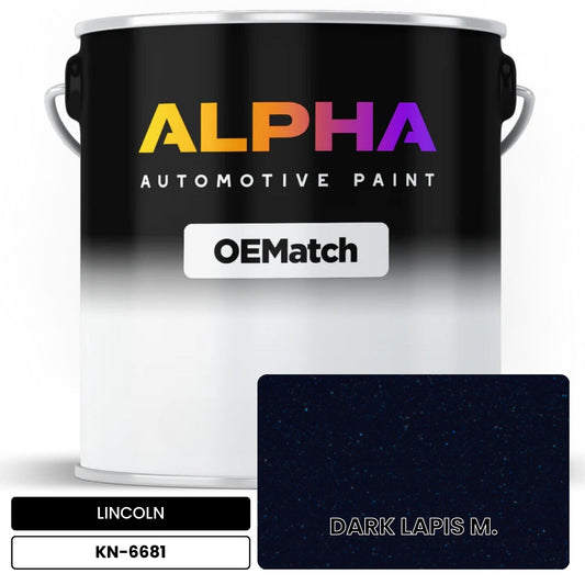 LINCOLN DARK LAPIS M. KN-6681 OEMatch Basecoat