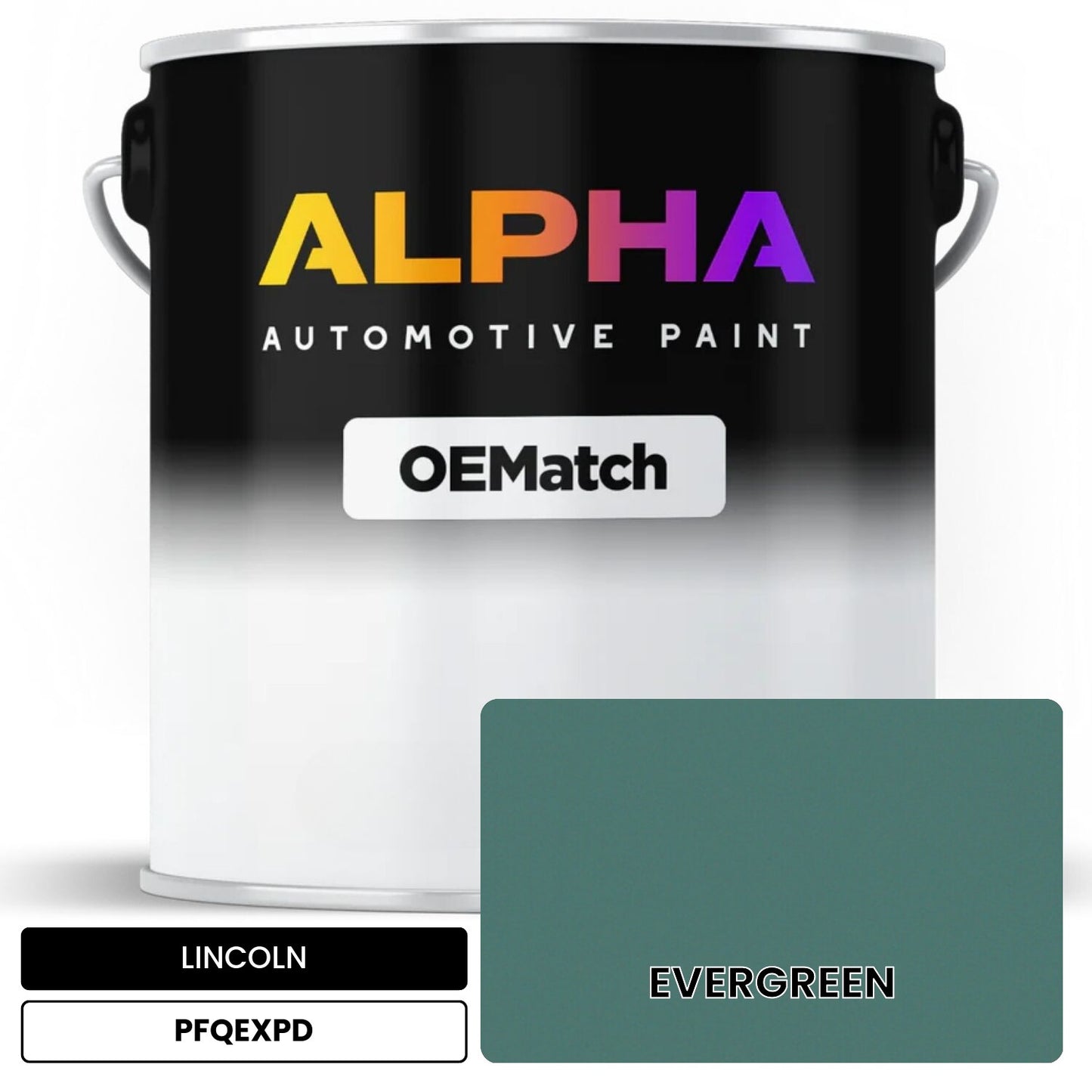 LINCOLN EVERGREEN PFQEXPD OEMatch Basecoat