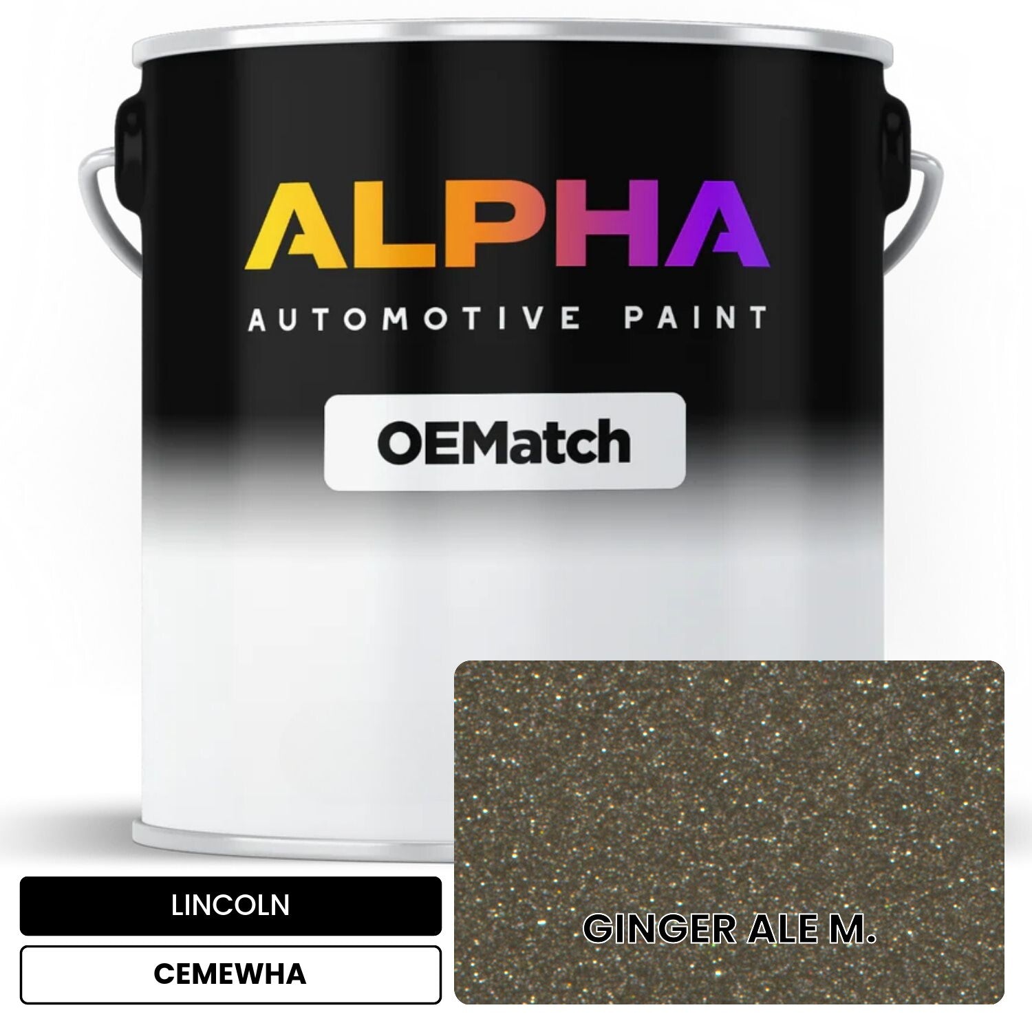 LINCOLN GINGER ALE M. CEMEWHA OEMatch Basecoat