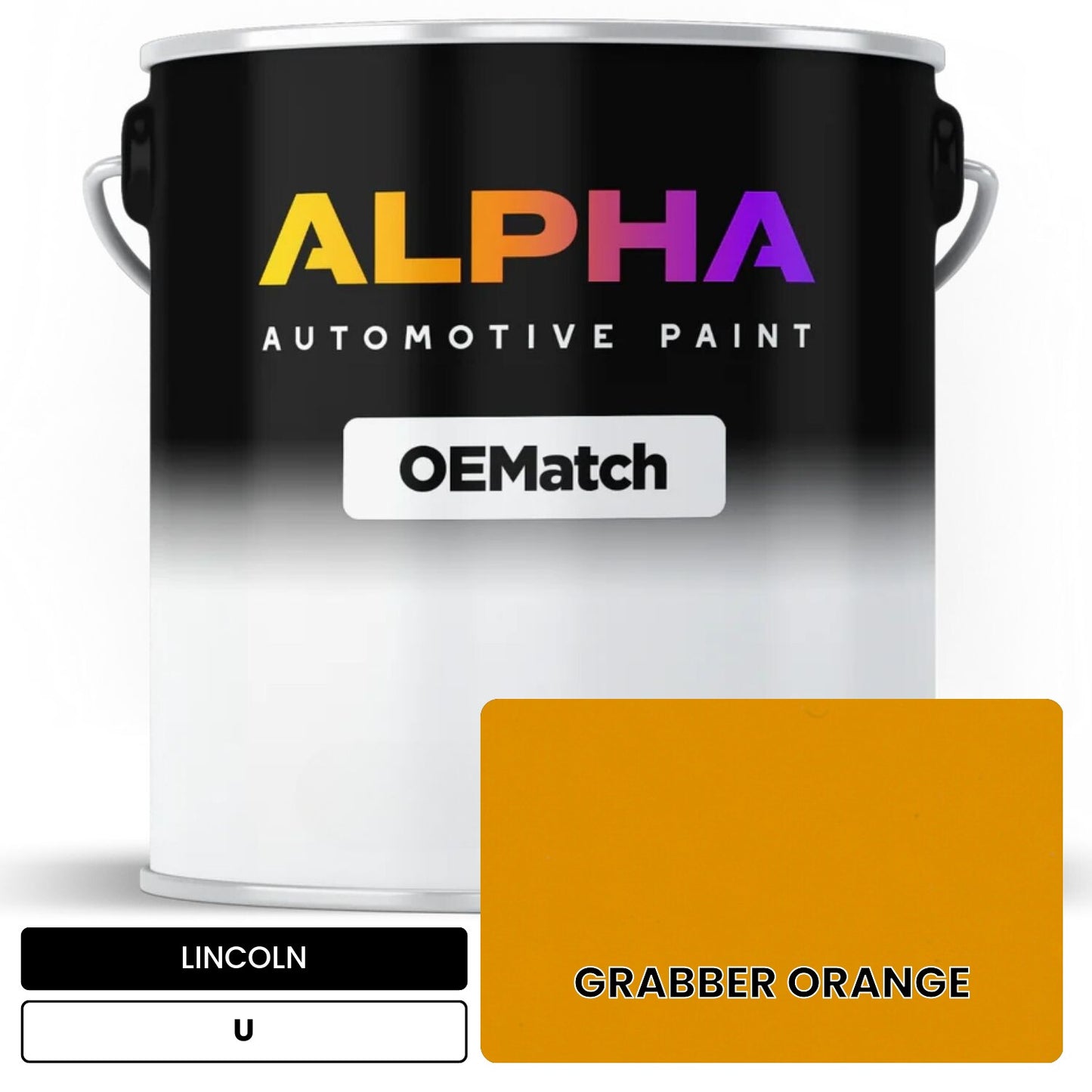 LINCOLN GRABBER ORANGE U OEMatch Basecoat