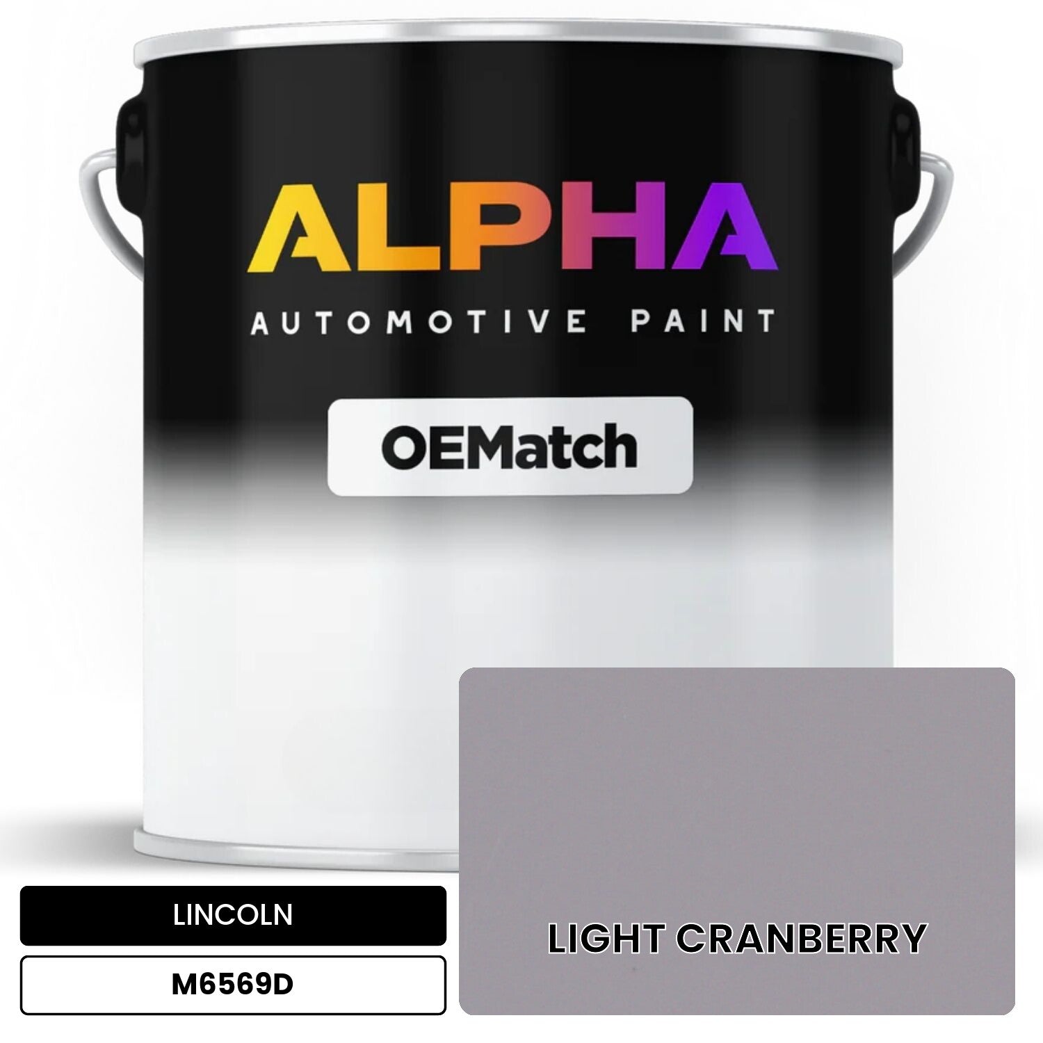 LINCOLN LIGHT CRANBERRY M6569D OEMatch Basecoat