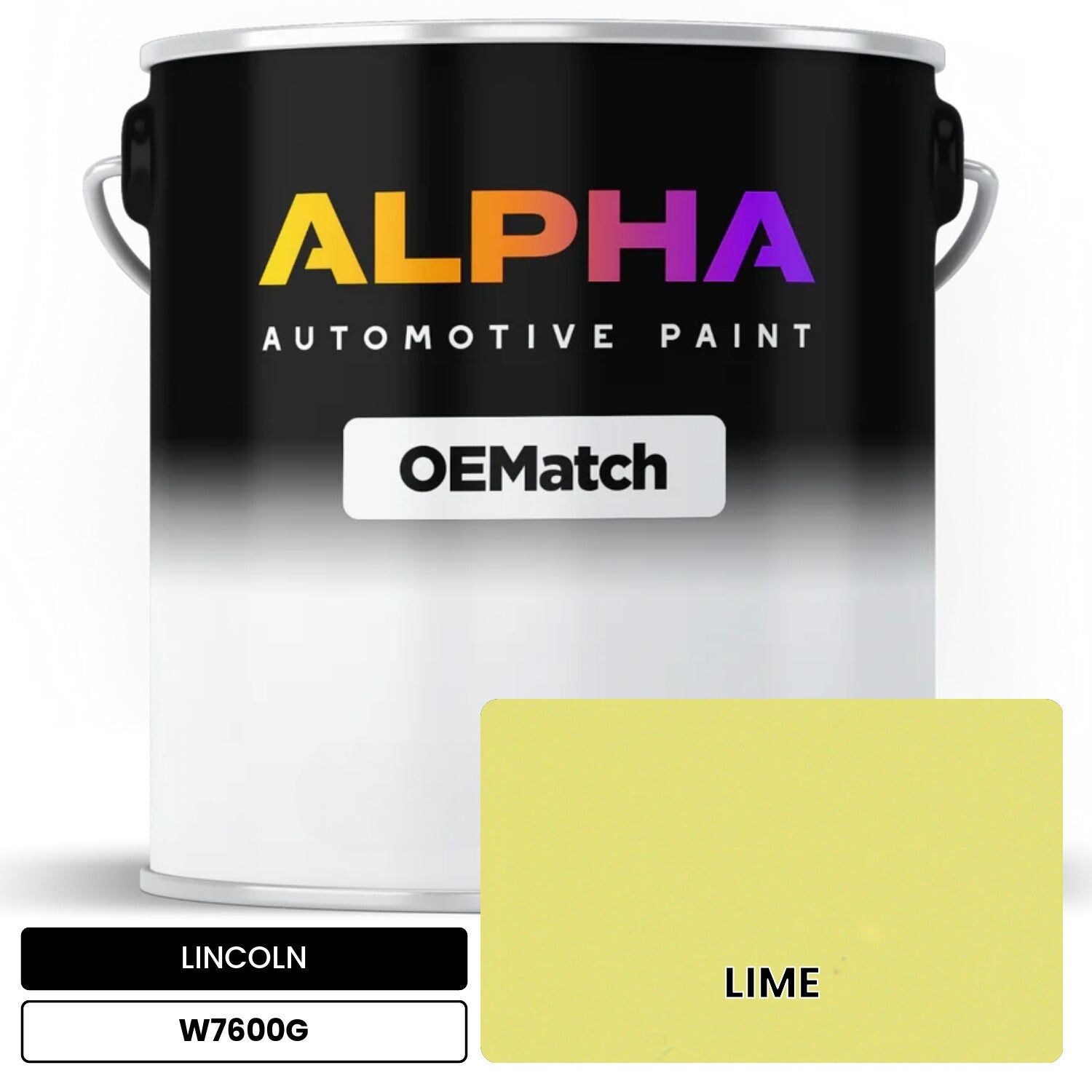 LINCOLN LIME W7600G OEMatch Basecoat