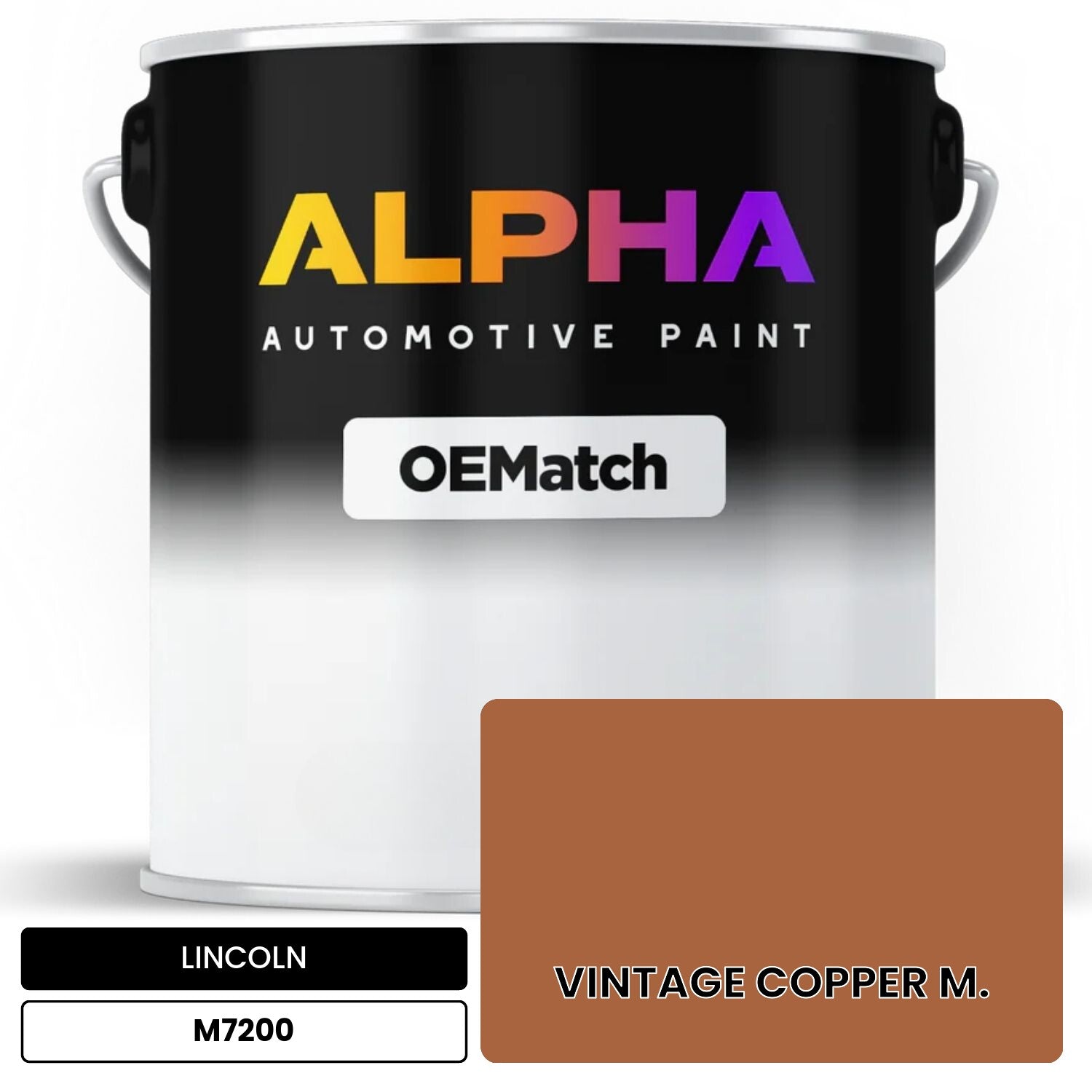 LINCOLN VINTAGE COPPER M. M7200 OEMatch Basecoat