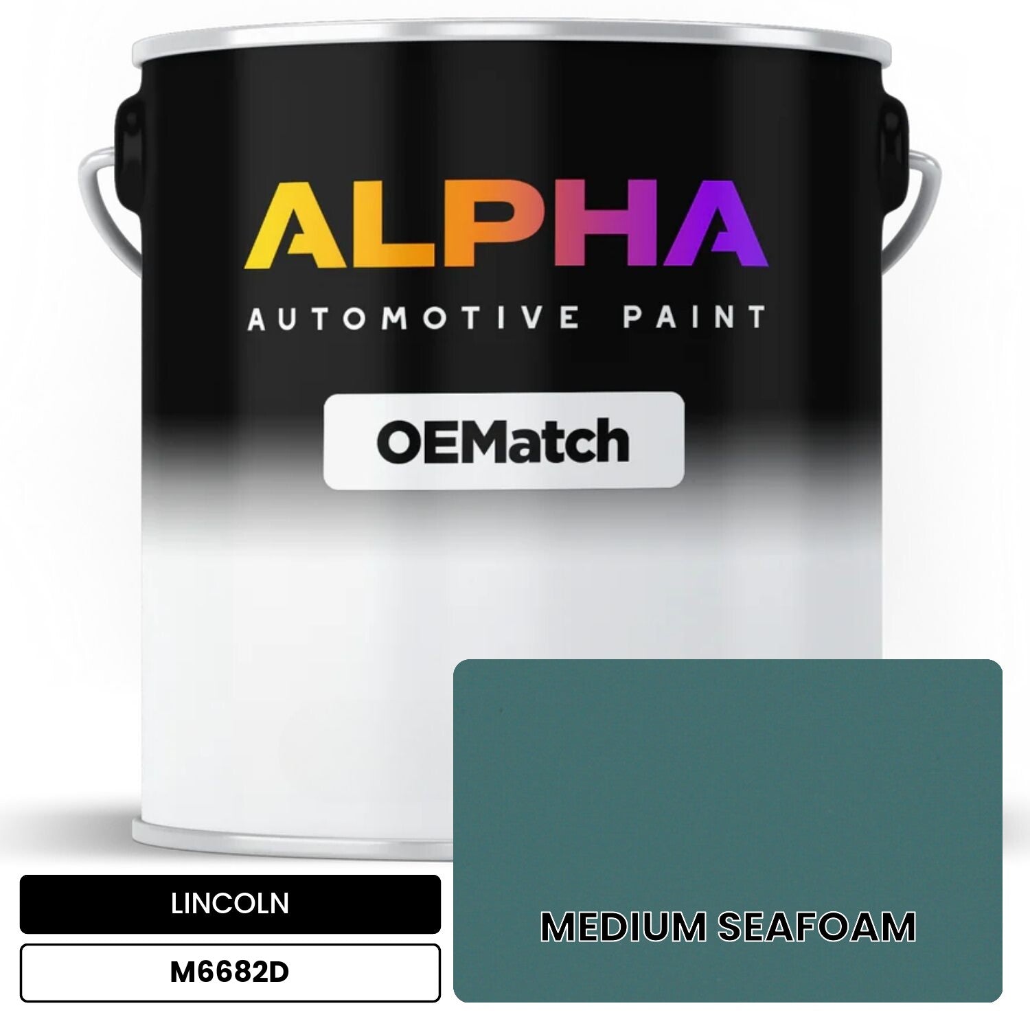 LINCOLN MEDIUM SEAFOAM M6682D OEMatch Basecoat