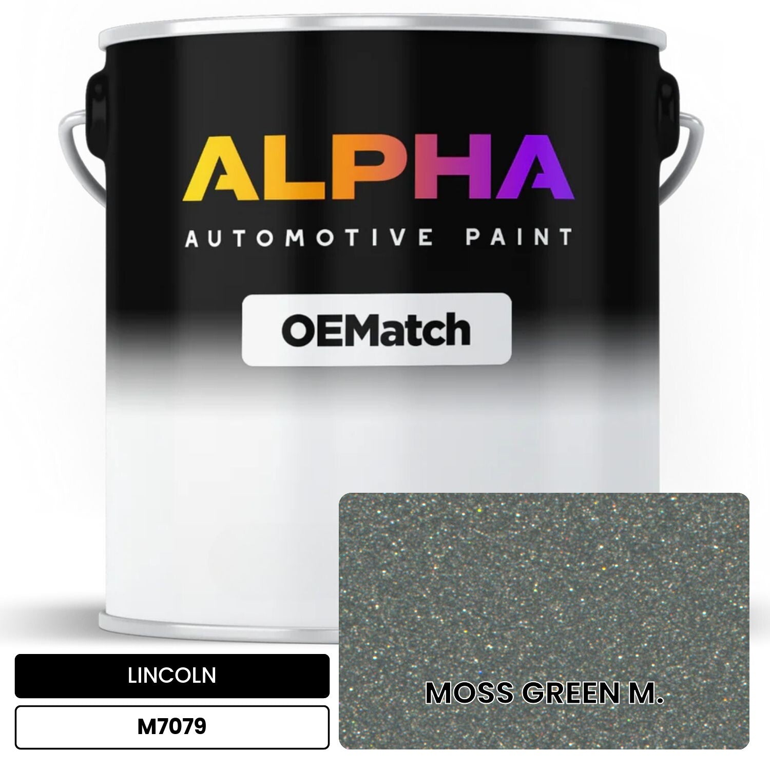 LINCOLN MOSS GREEN M. M7079 OEMatch Basecoat