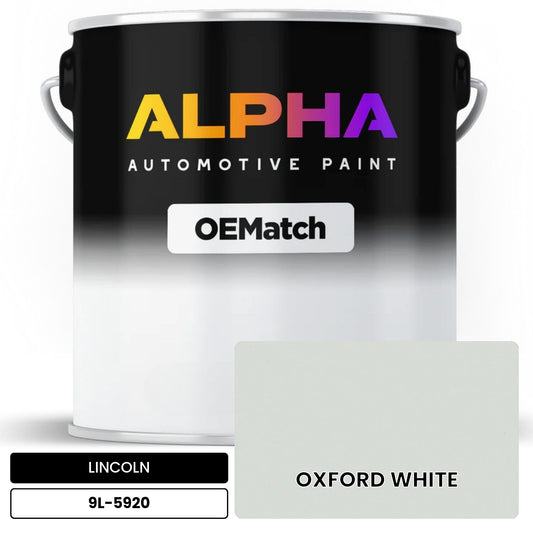 LINCOLN OXFORD WHITE 9L-5920 OEMatch Basecoat