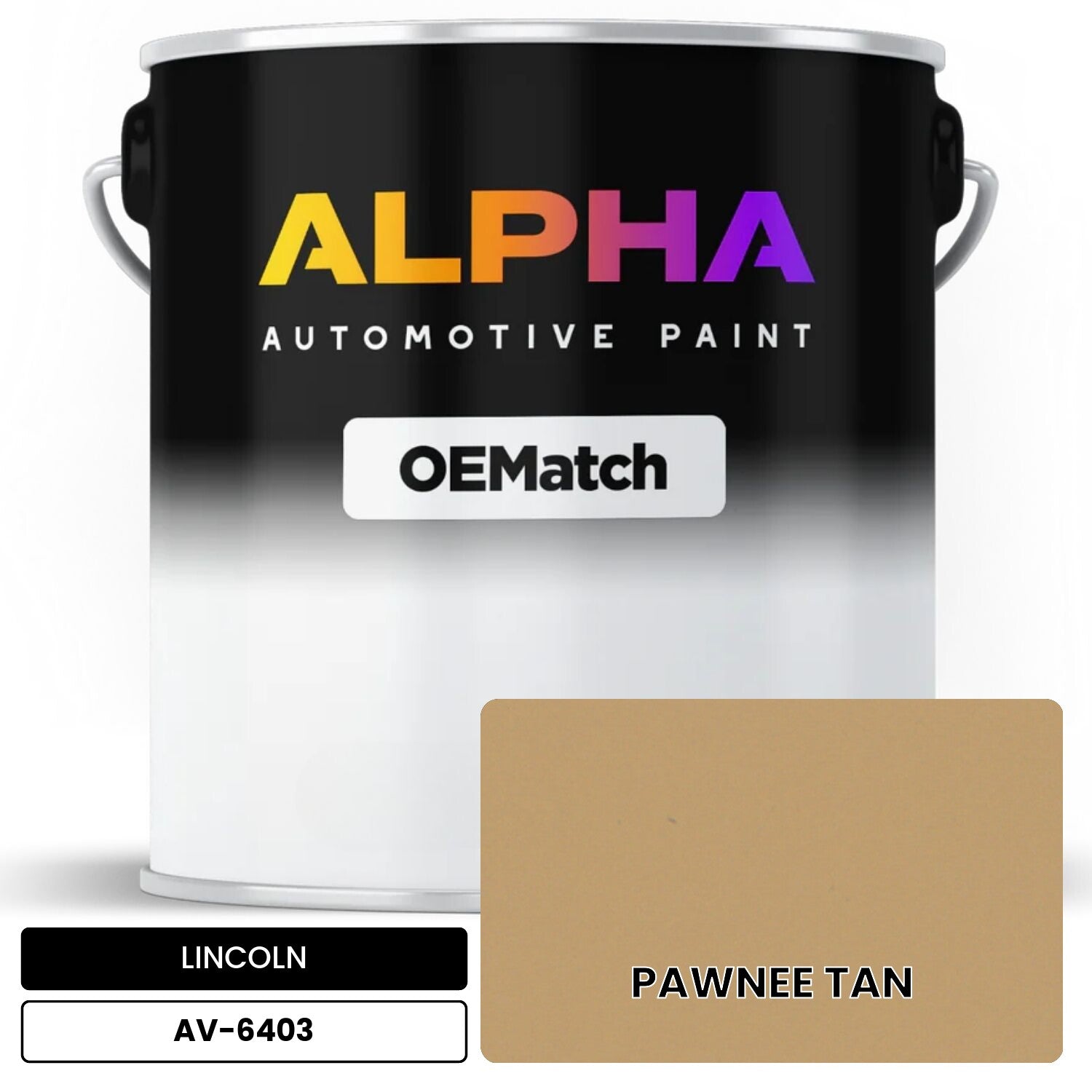LINCOLN PAWNEE TAN AV-6403 OEMatch Basecoat