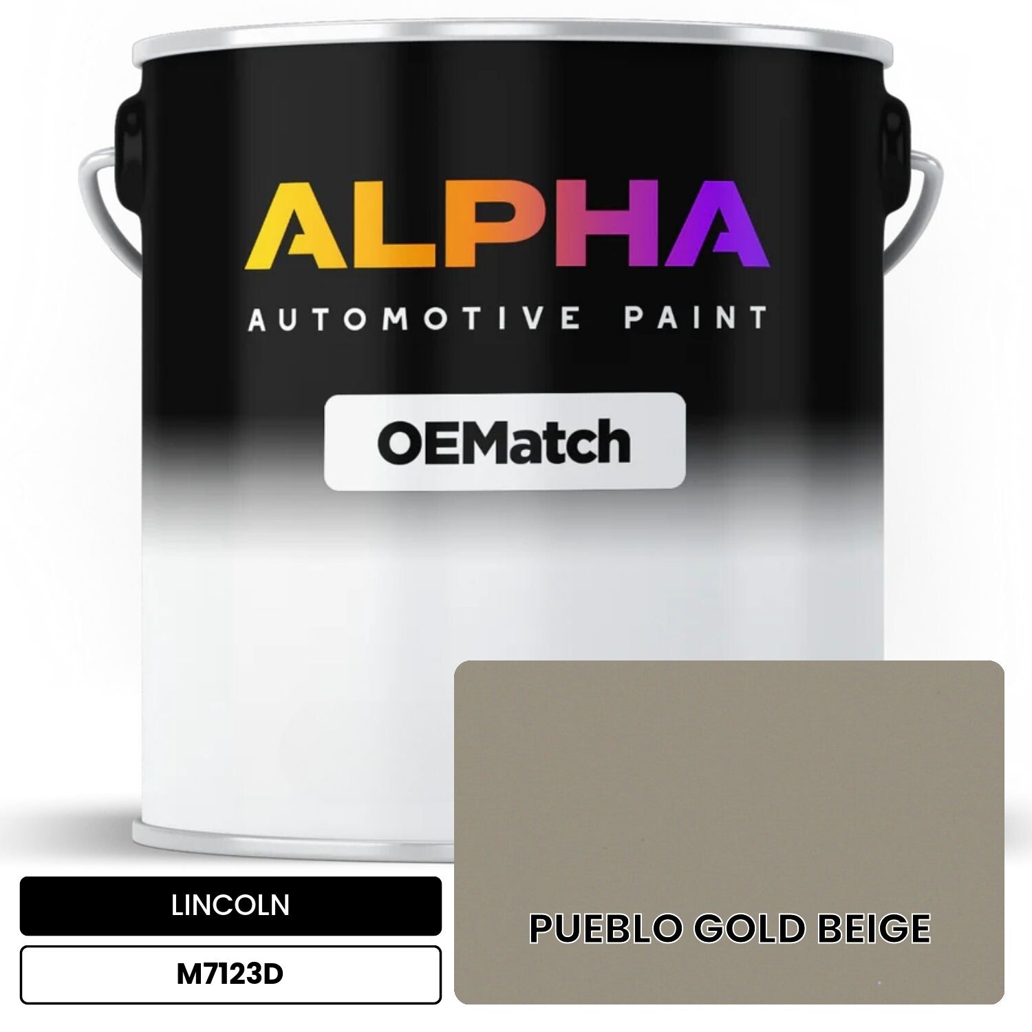 LINCOLN PUEBLO GOLD BEIGE M7123D OEMatch Basecoat
