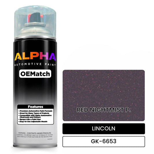 LINCOLN RED NIGHTMIST P. GK-6653 OEMatch Spraycan