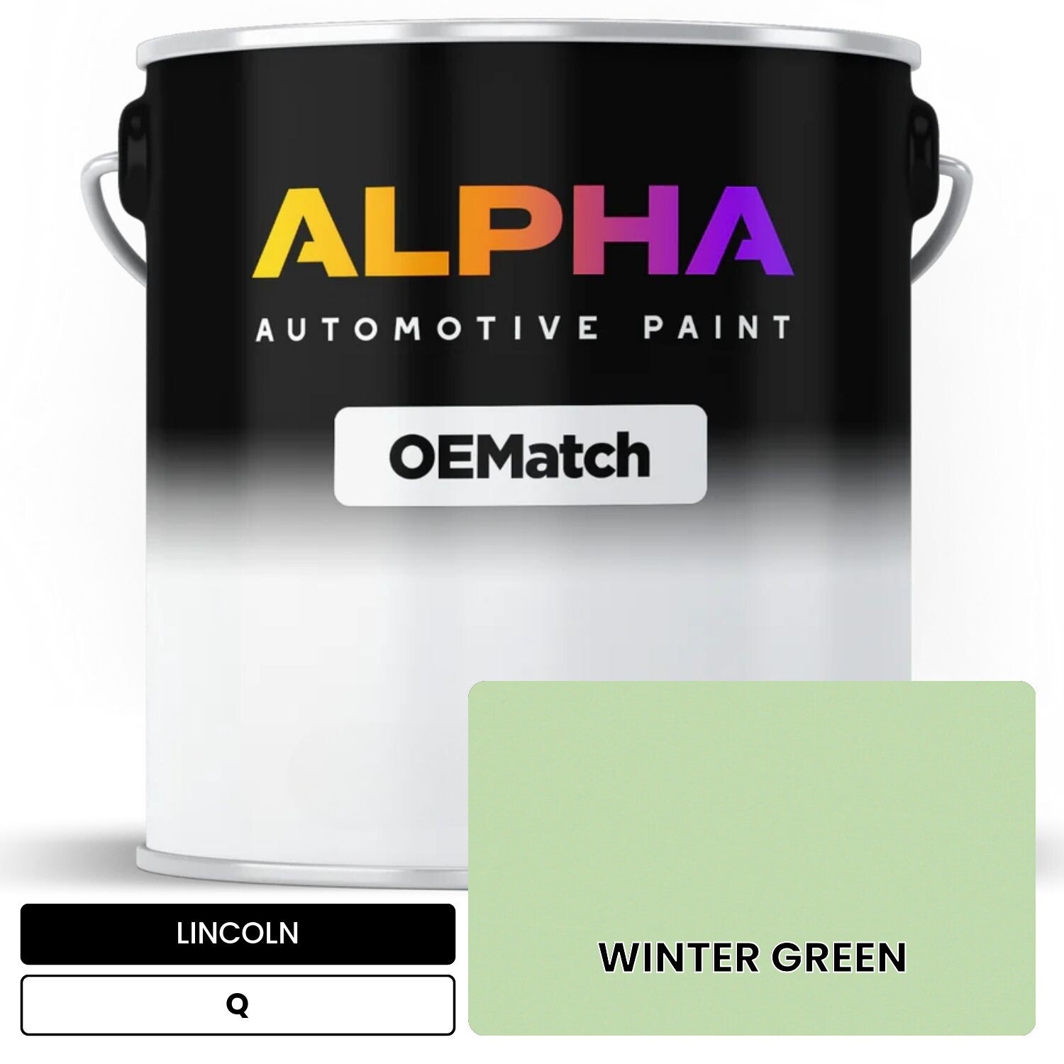 LINCOLN WINTER GREEN Q OEMatch Basecoat
