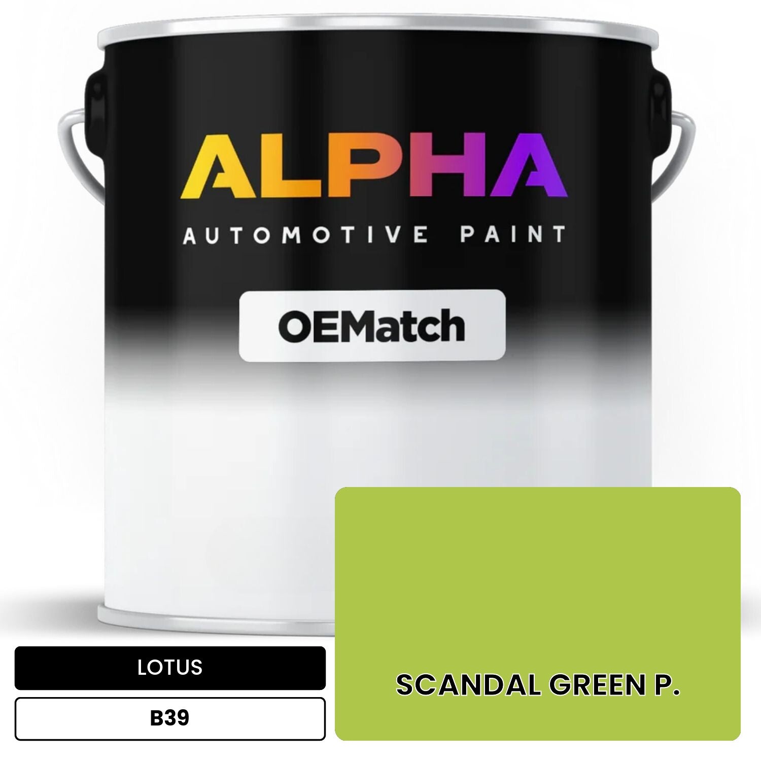 LOTUS SCANDAL GREEN P. B39 OEMatch Basecoat