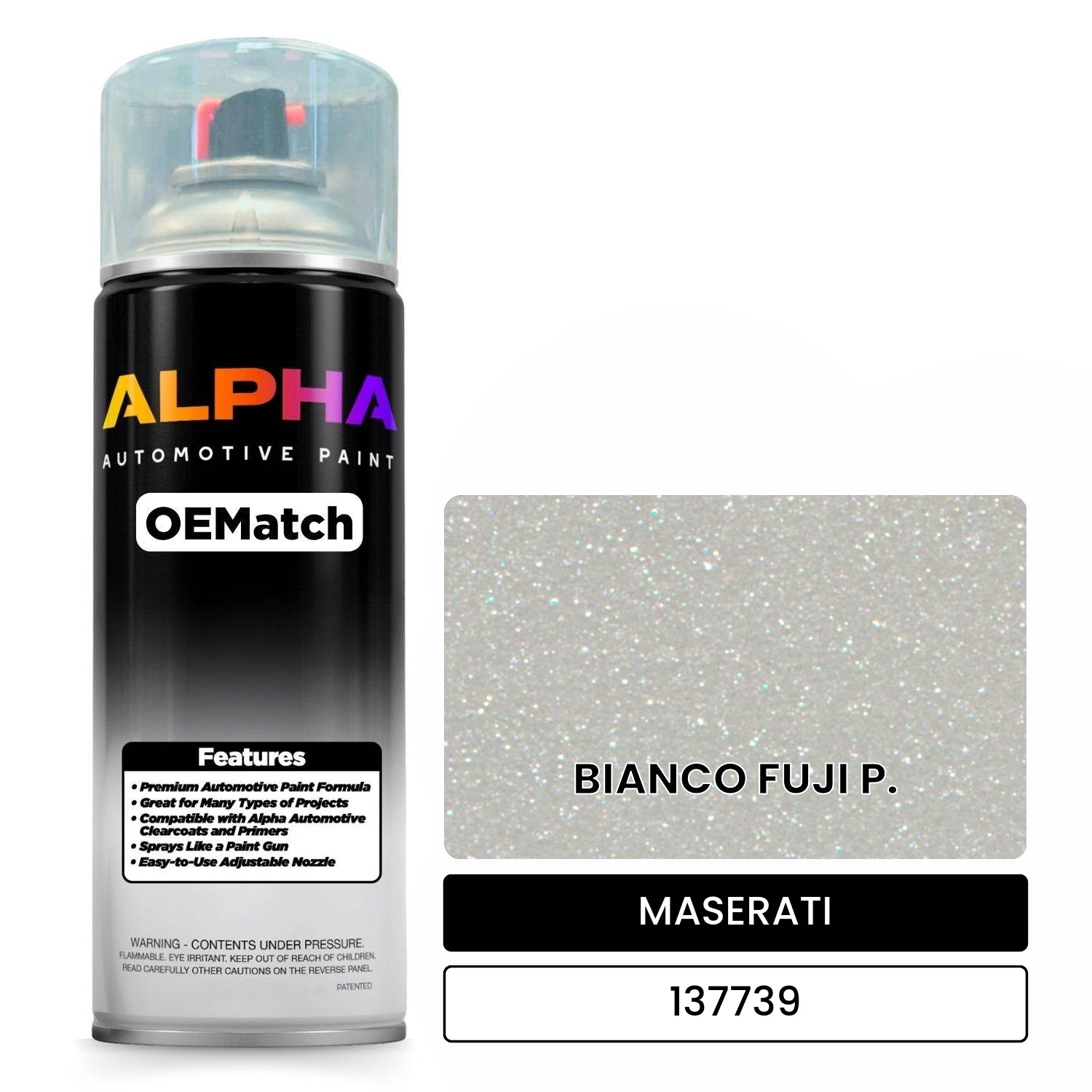 MASERATI BIANCO FUJI P. 137739 OEMatch Spraycan