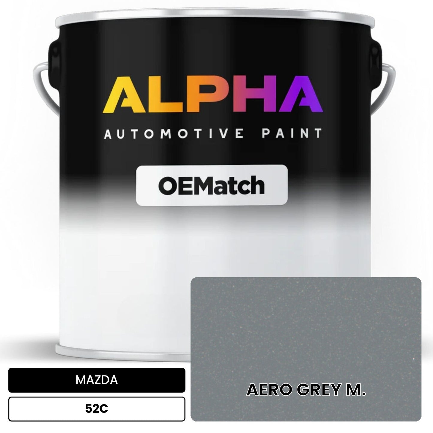 MAZDA AERO GREY M. 52C OEMatch Basecoat