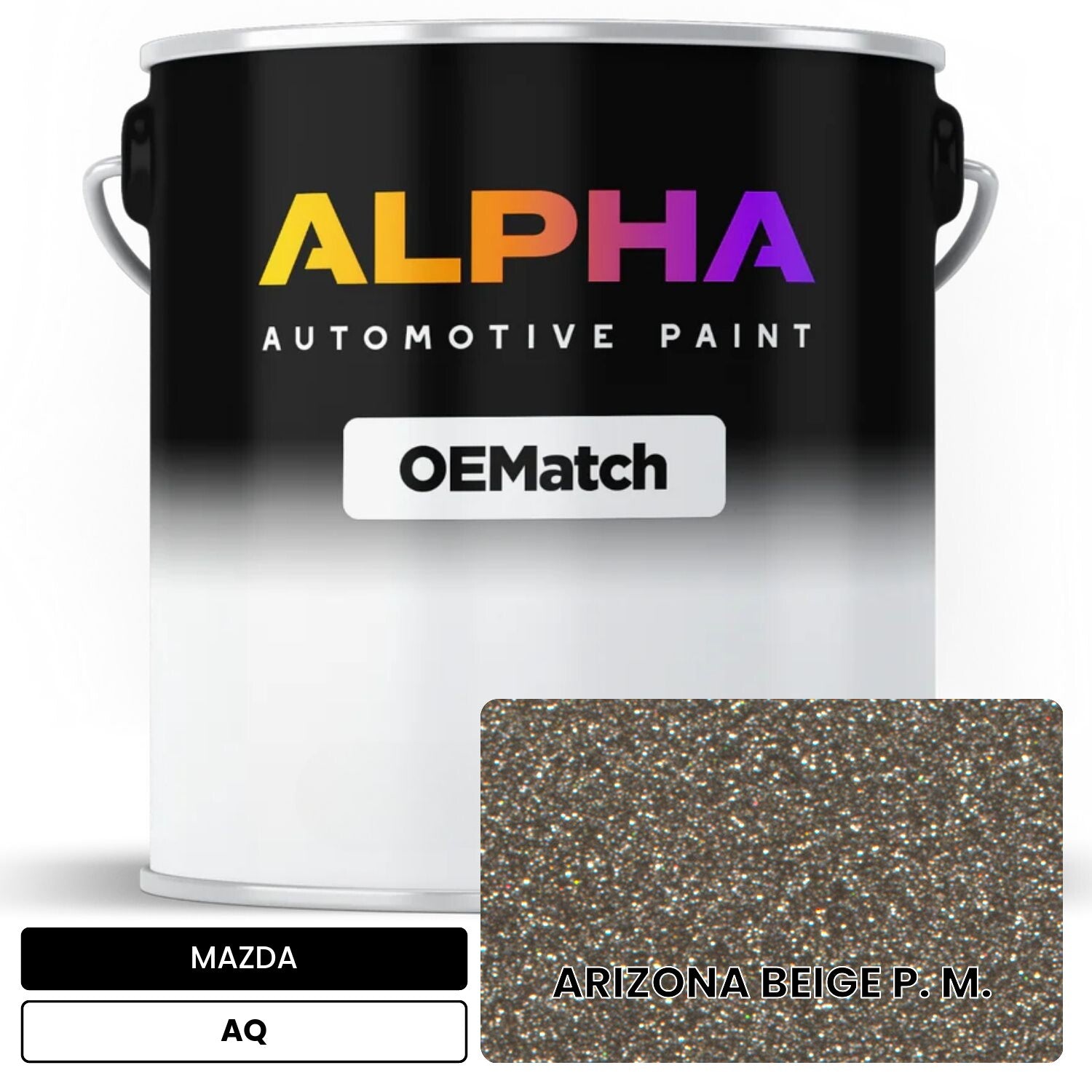 MAZDA ARIZONA BEIGE P. M. AQ OEMatch Basecoat