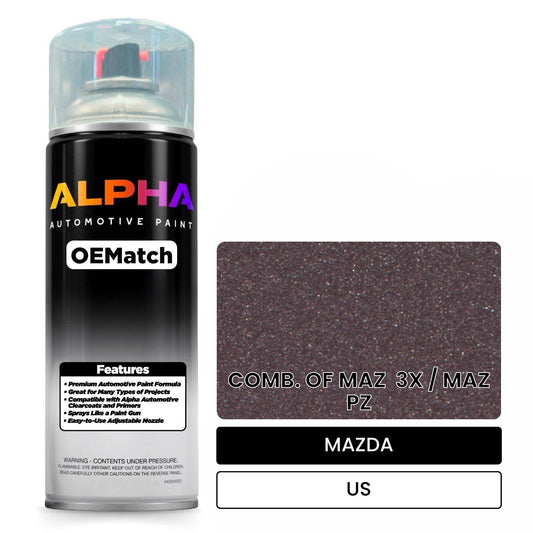 MAZDA COMB. OF MAZ  3X / MAZ  PZ US OEMatch Spraycan