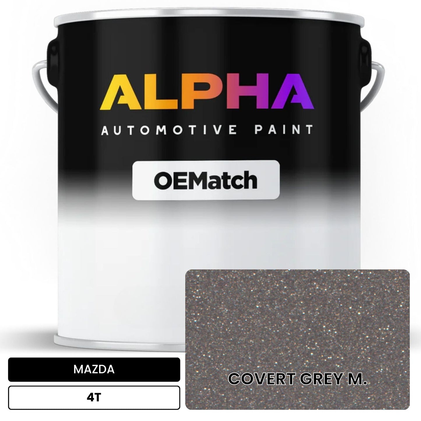 MAZDA COVERT GREY M. 4T OEMatch Basecoat