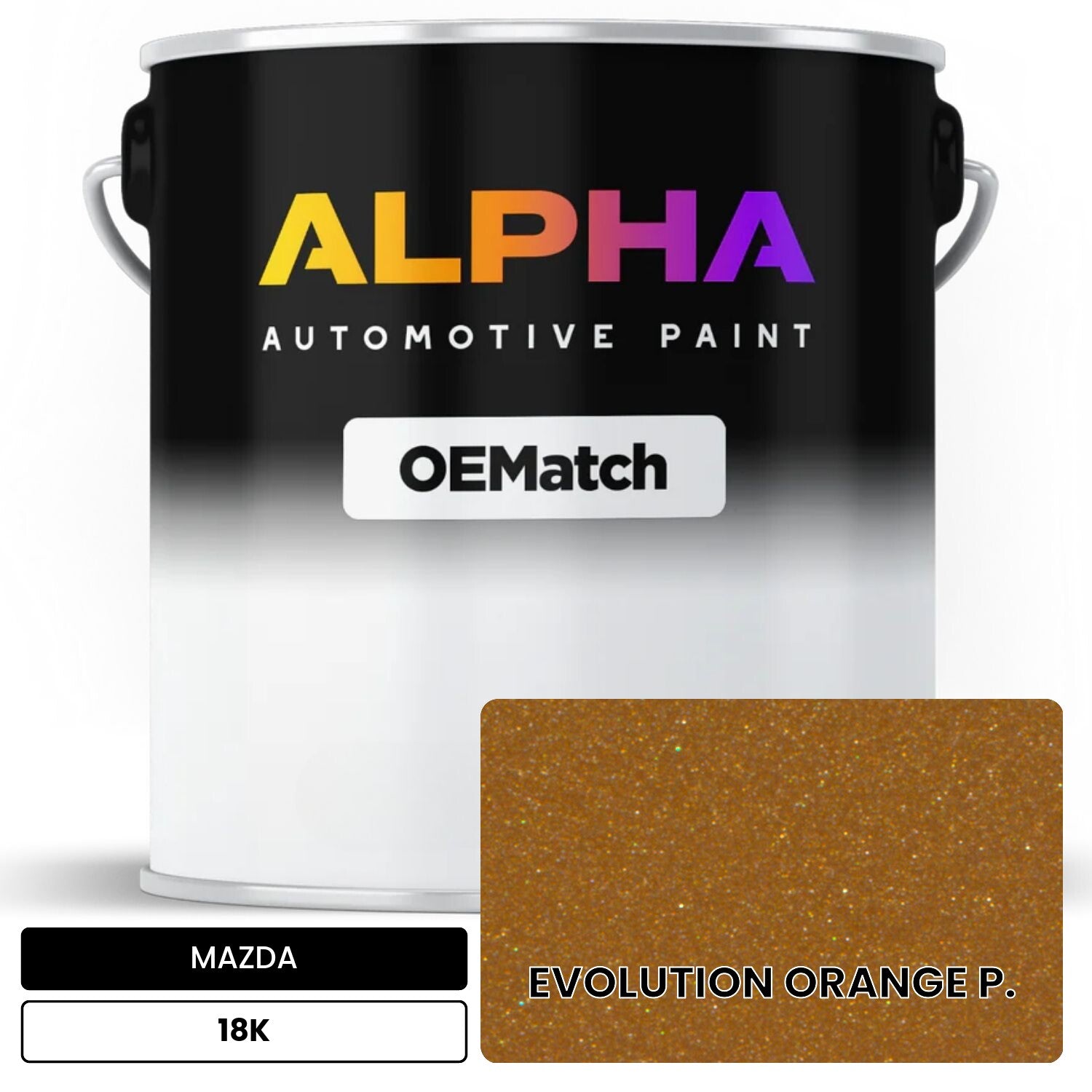 MAZDA EVOLUTION ORANGE P. 18K OEMatch Basecoat