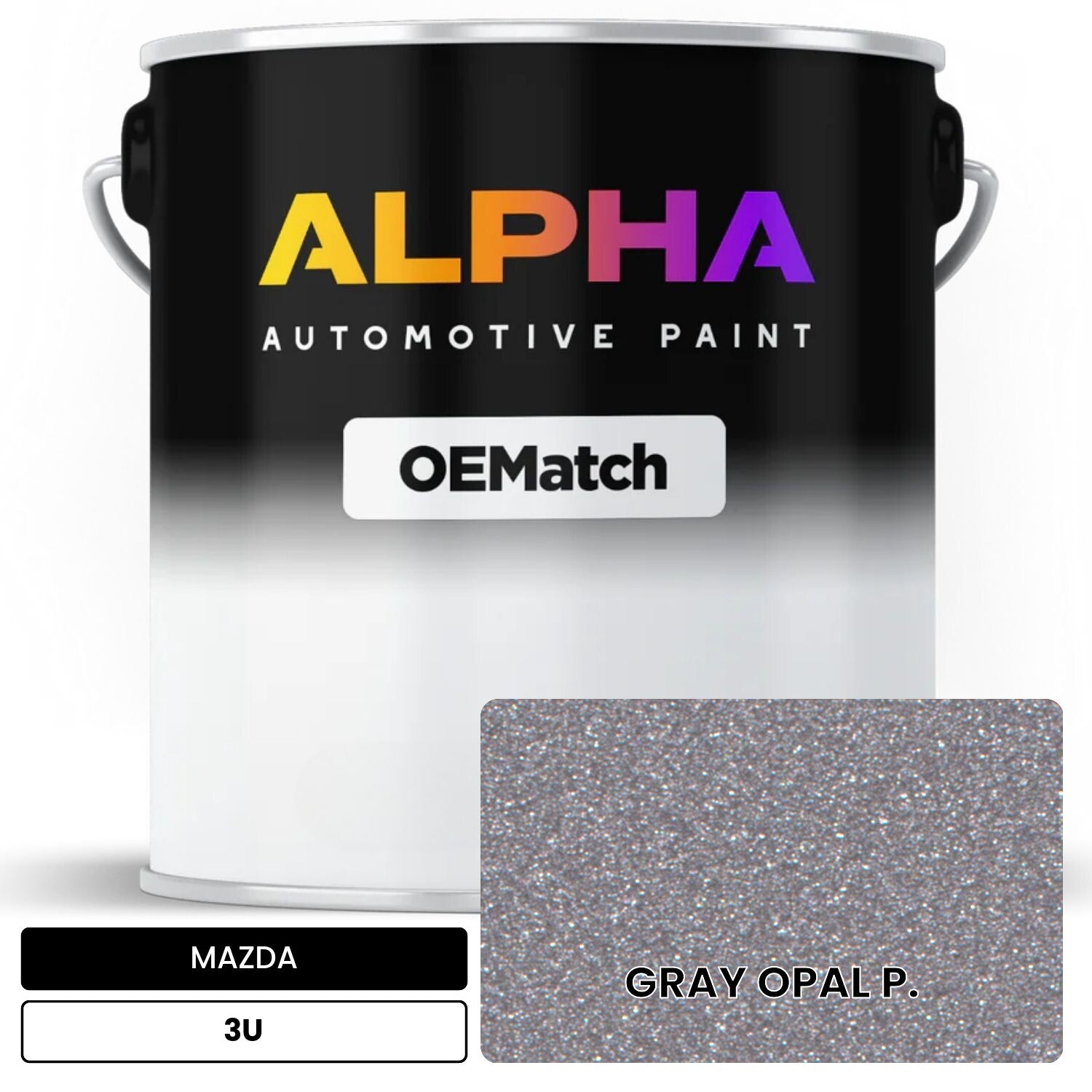 MAZDA GRAY OPAL P. 3U OEMatch Basecoat