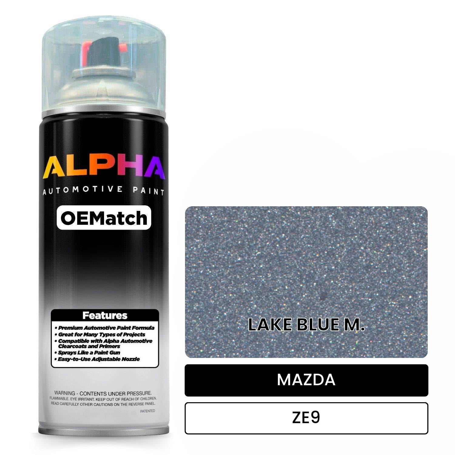 MAZDA LAKE BLUE M. ZE9 OEMatch Spraycan