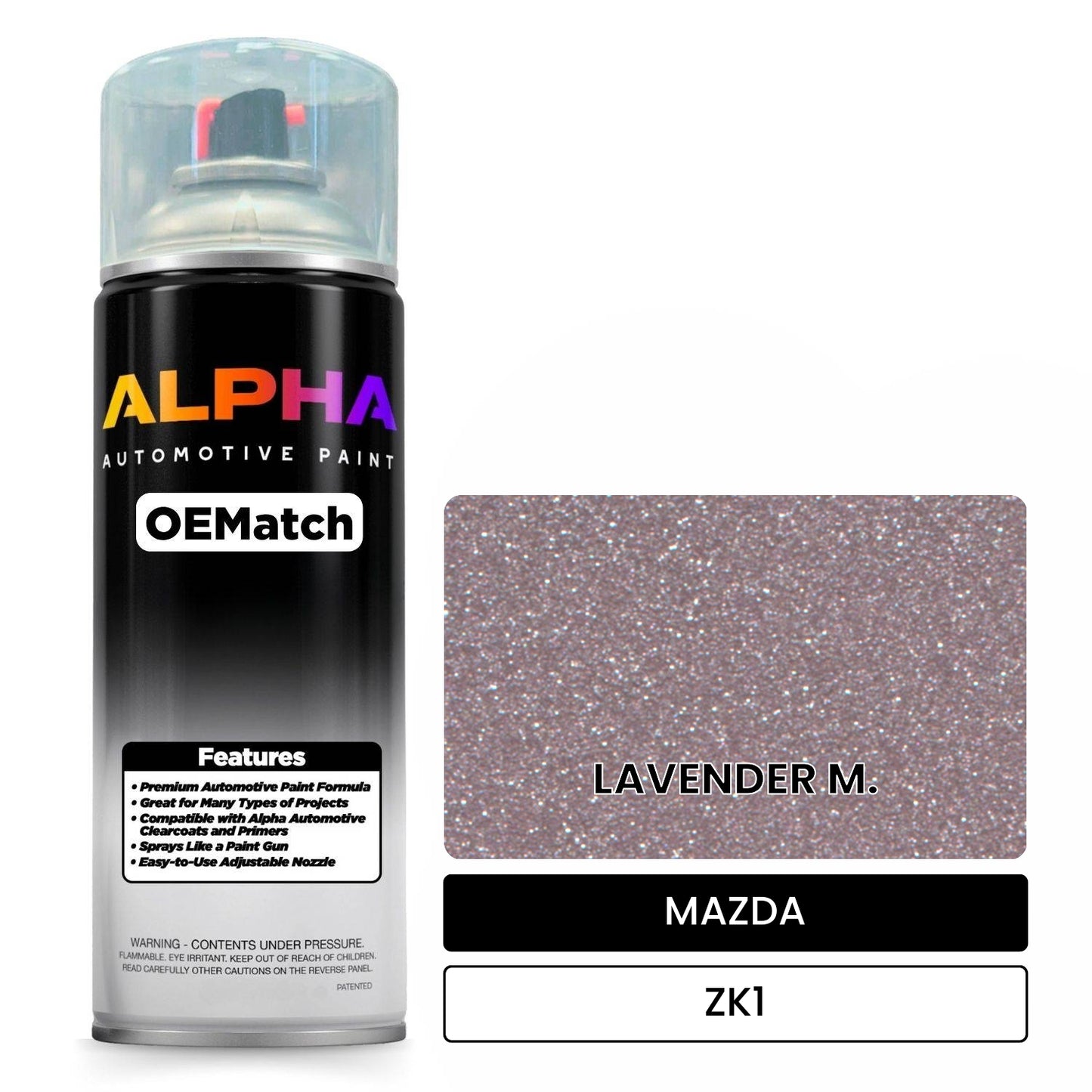 MAZDA LAVENDER M. ZK1 OEMatch Spraycan