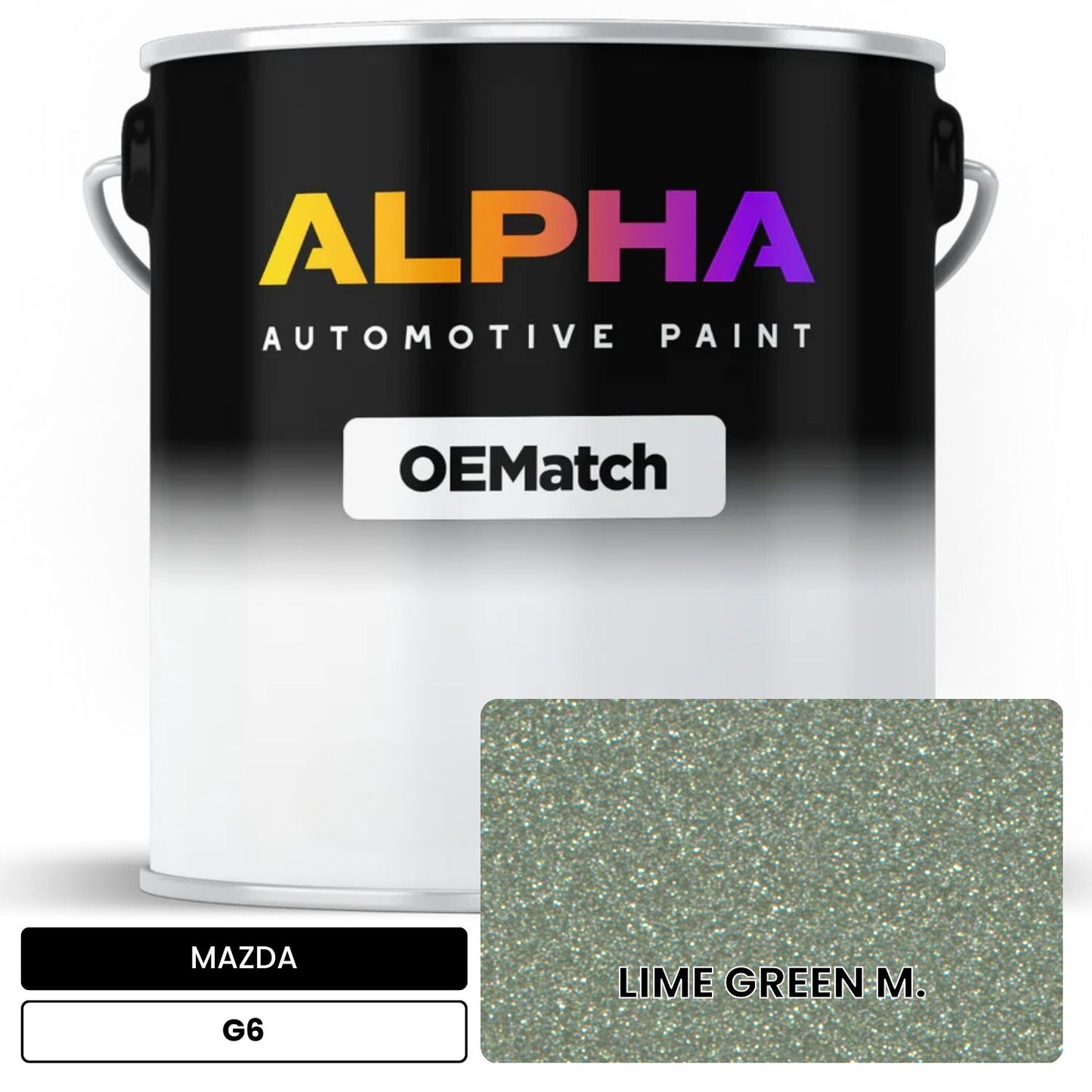 MAZDA LIME GREEN M. G6 OEMatch Basecoat