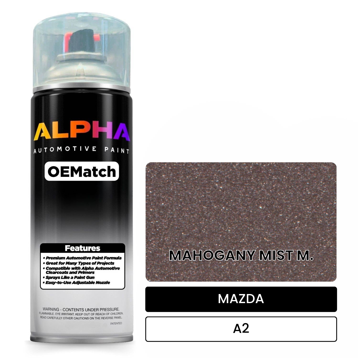 MAZDA MAHOGANY MIST M. A2 OEMatch Spraycan