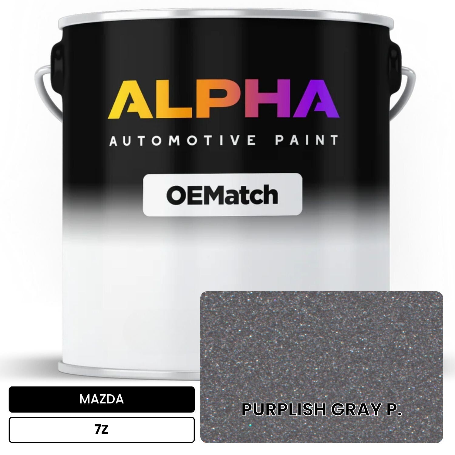 MAZDA PURPLISH GRAY P. 7Z OEMatch Basecoat