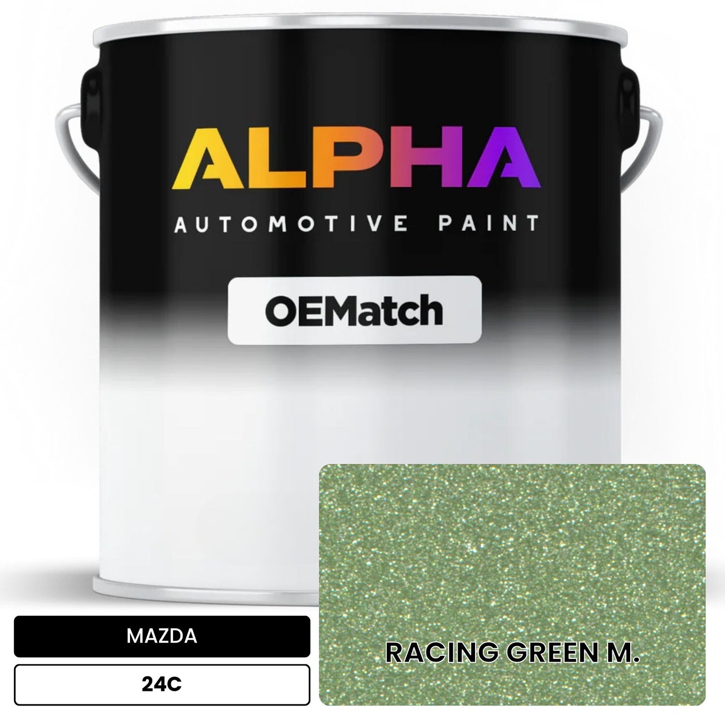 MAZDA RACING GREEN M. 24C OEMatch Basecoat