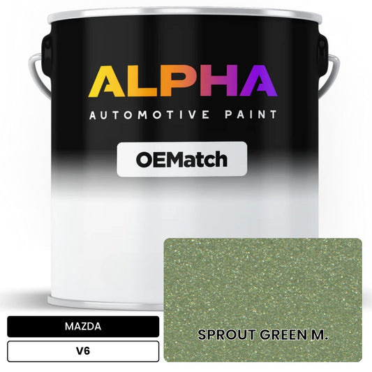 MAZDA SPROUT GREEN M. V6 OEMatch Basecoat