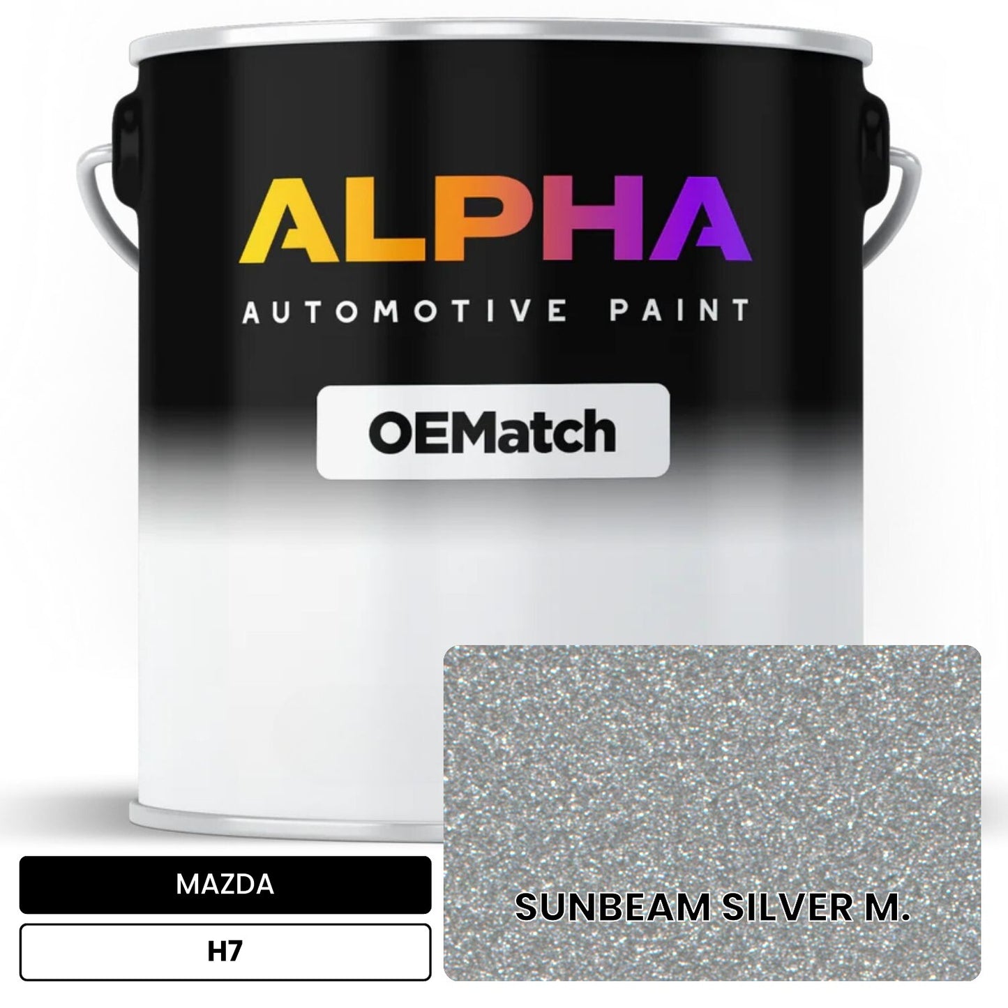 MAZDA SUNBEAM SILVER M. H7 OEMatch Basecoat