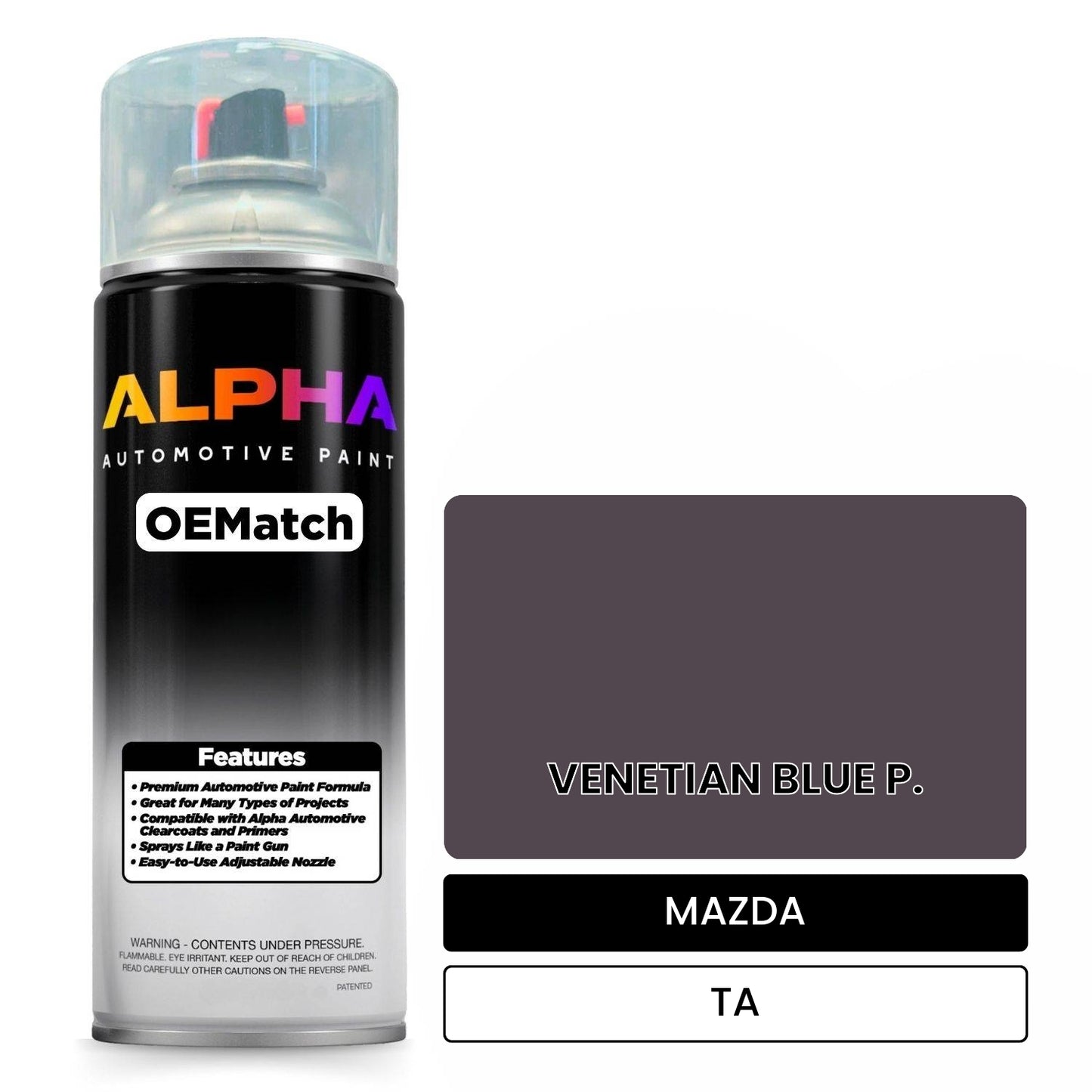 MAZDA VENETIAN BLUE P. TA OEMatch Spraycan