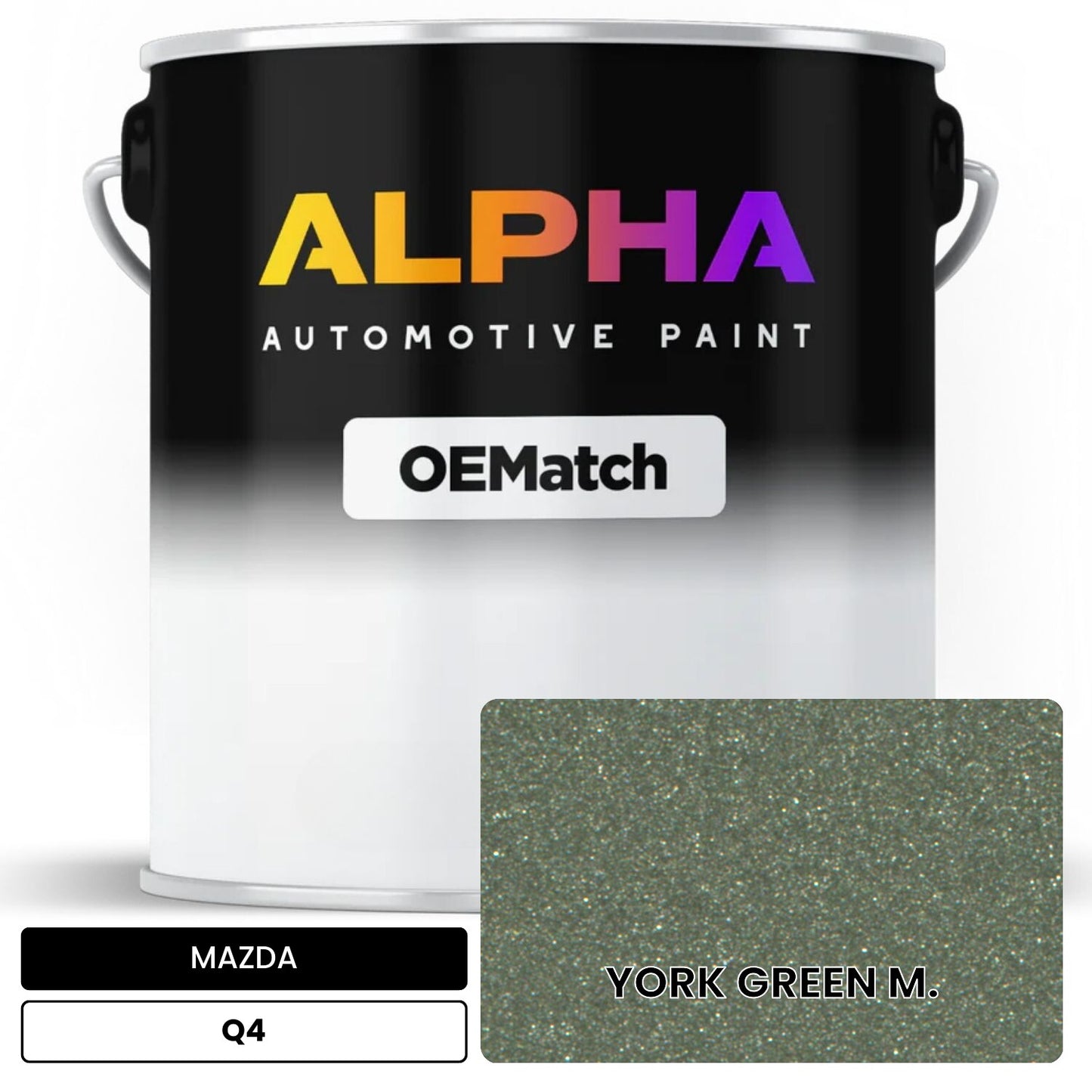 MAZDA YORK GREEN M. Q4 OEMatch Basecoat