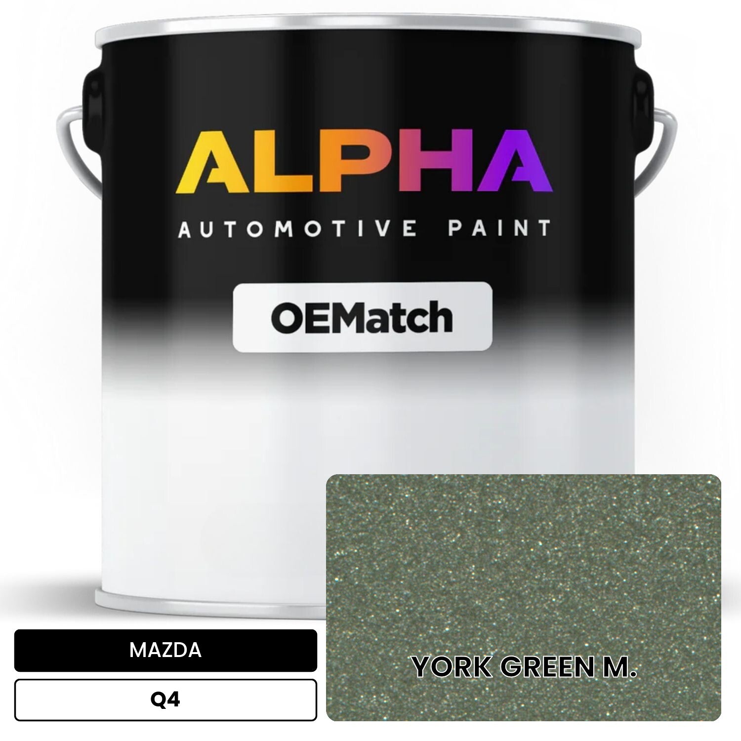 MAZDA YORK GREEN M. Q4 OEMatch Basecoat