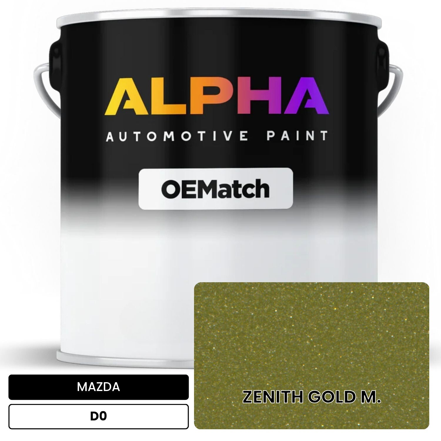 MAZDA ZENITH GOLD M. D0 OEMatch Basecoat