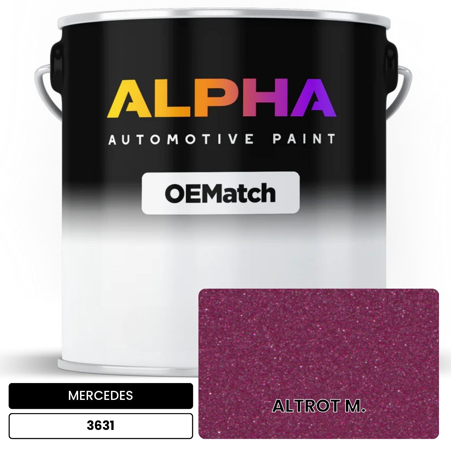 MERCEDES Altro Red 3631 OEMatch Basecoat