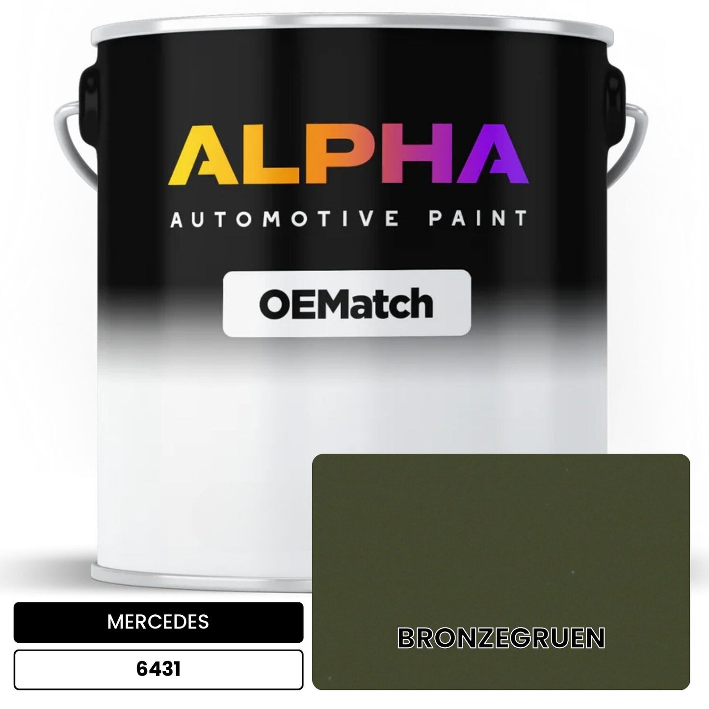 MERCEDES Bronze Green 6431 OEMatch Basecoat