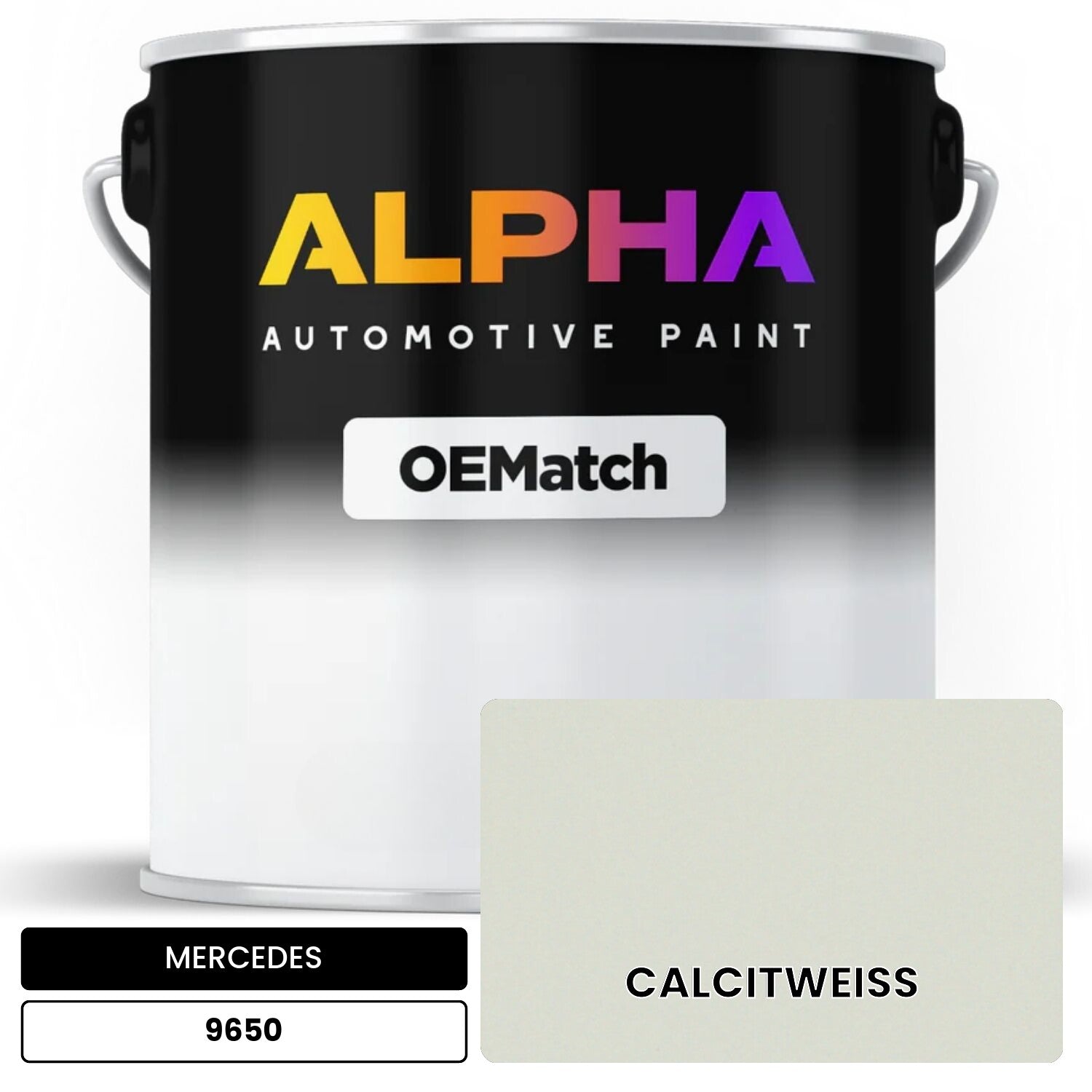 MERCEDES Calcite White 9650 OEMatch Basecoat
