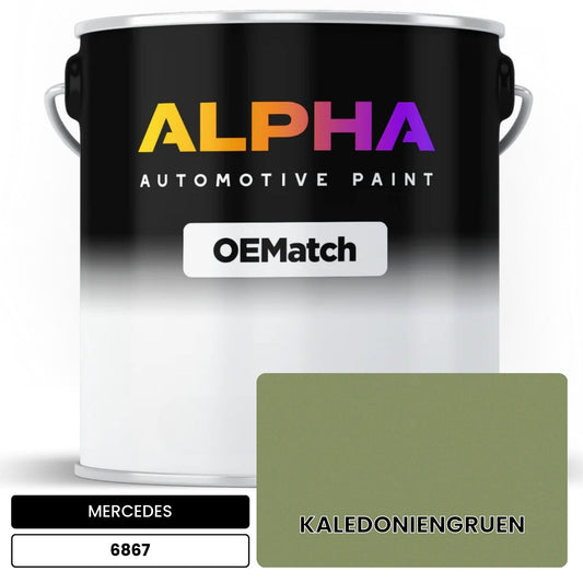 MERCEDES Caledonian Green 6867 OEMatch Basecoat