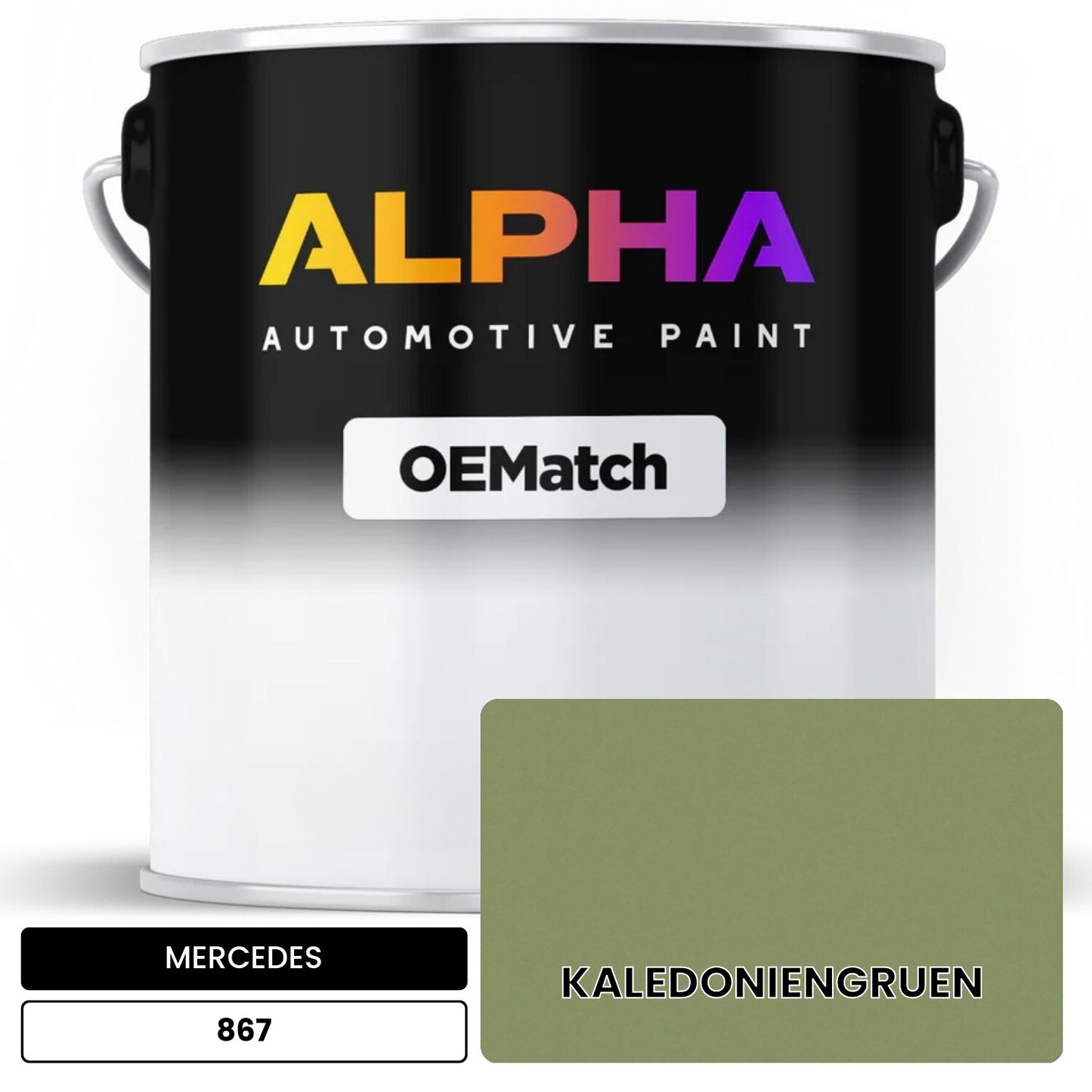 MERCEDES Caledonian Green 867 OEMatch Basecoat
