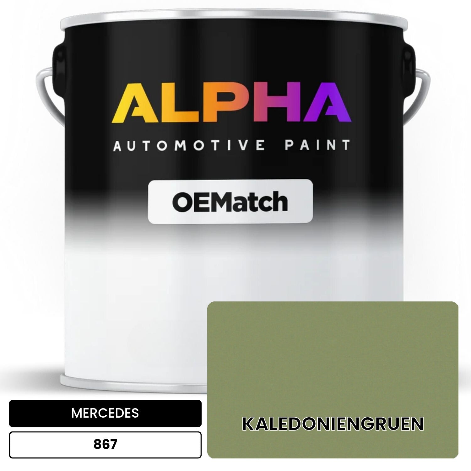 MERCEDES Caledonian Green 867 OEMatch Basecoat