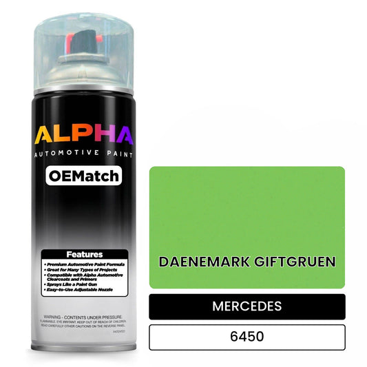 MERCEDES Dänemark Giftgrün 6450 OEMatch Spraycan