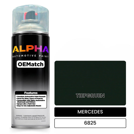 MERCEDES Deep Green 6825 OEMatch Spraycan