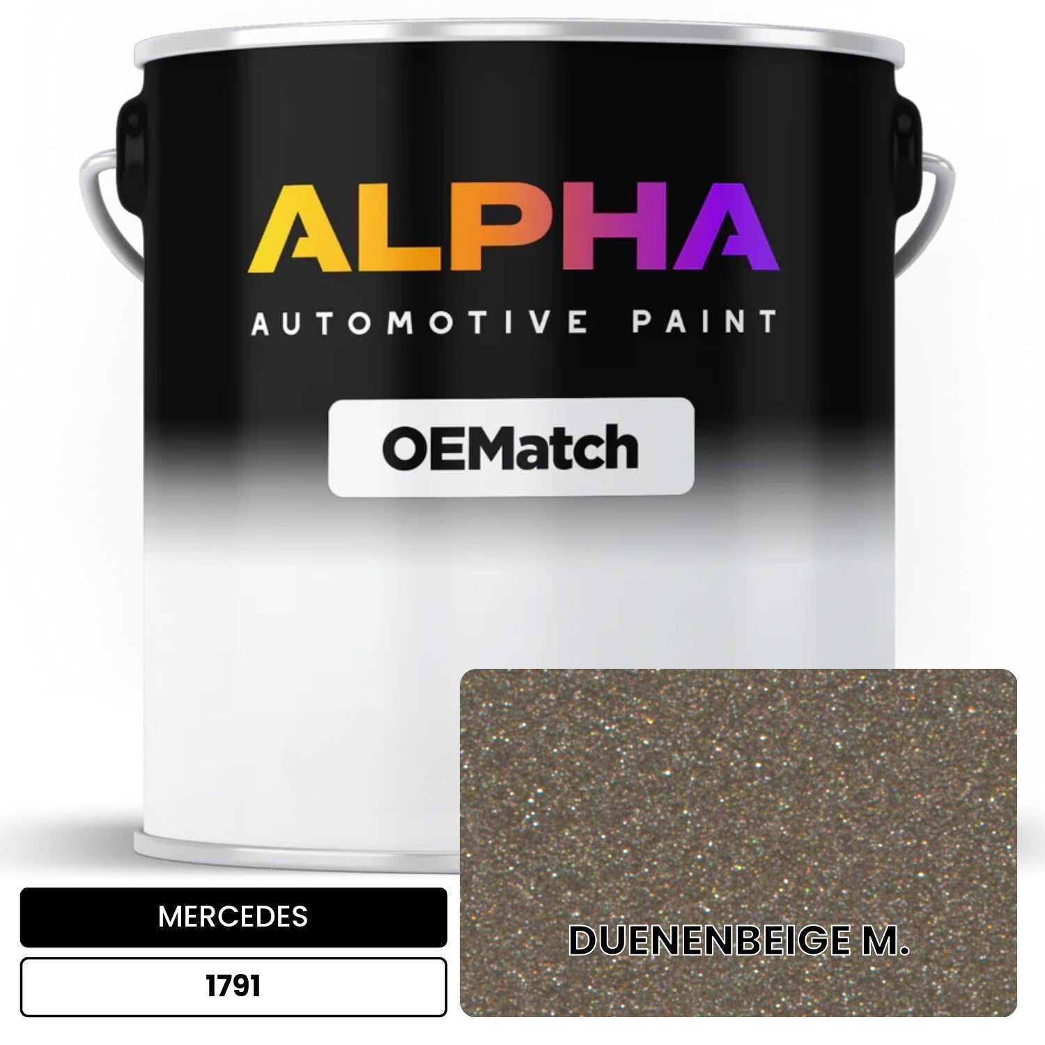 MERCEDES Dune Beige Metallic 1791 OEMatch Basecoat