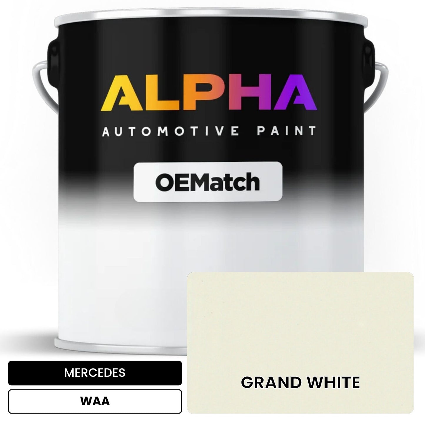 MERCEDES Grand White WAA OEMatch Basecoat