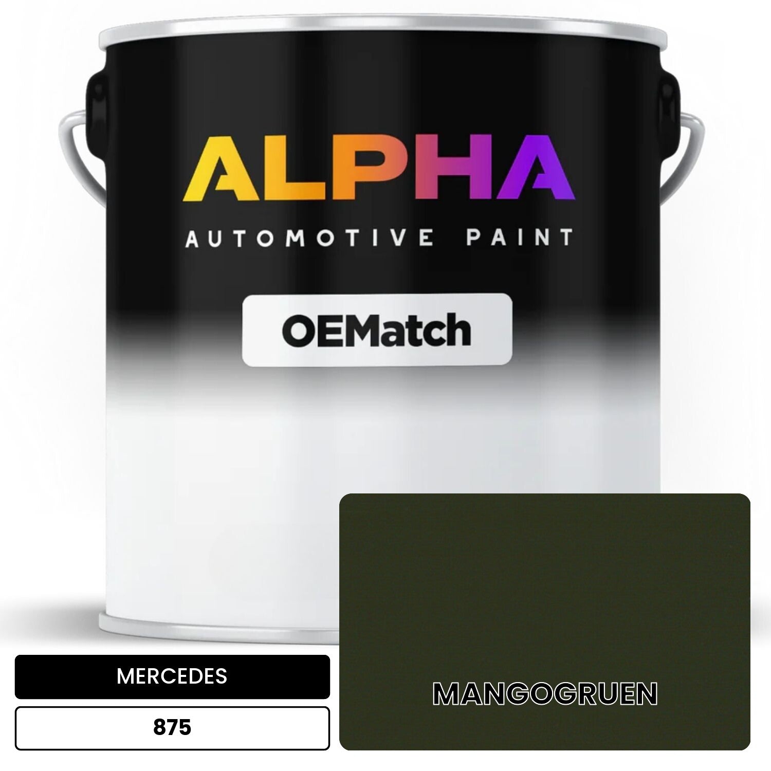 MERCEDES Mango Green 875 OEMatch Basecoat