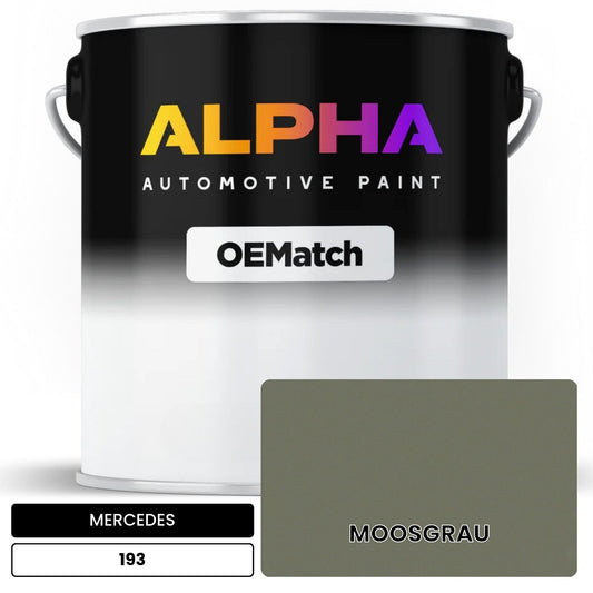 MERCEDES Moss Gray 193 OEMatch Basecoat