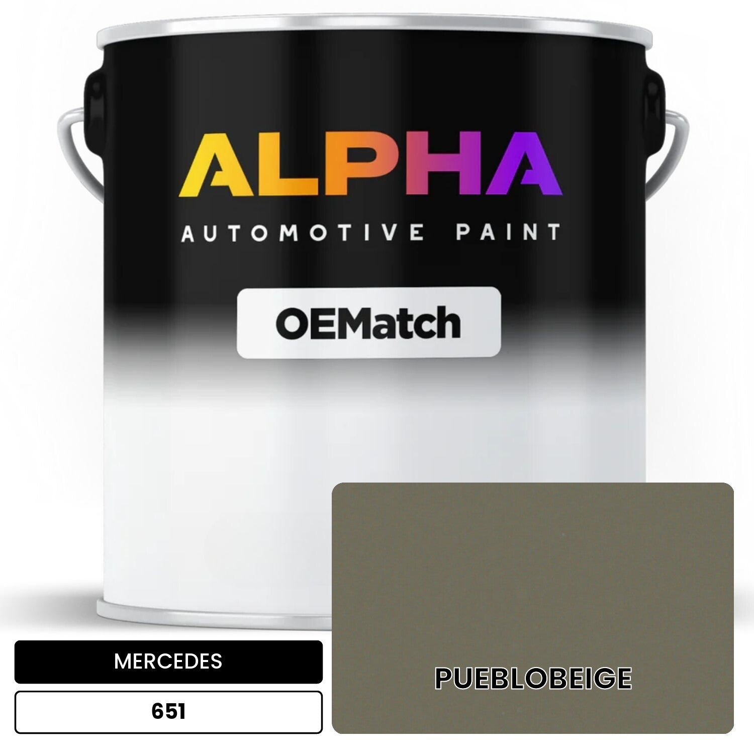 MERCEDES Pueblo Beige 651 OEMatch Basecoat