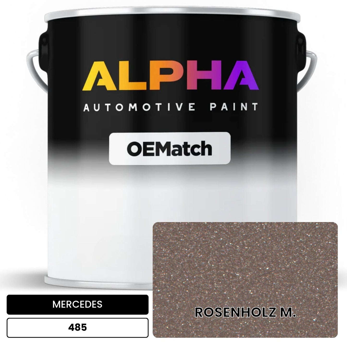 MERCEDES Rosewood Metallic 485 OEMatch Basecoat