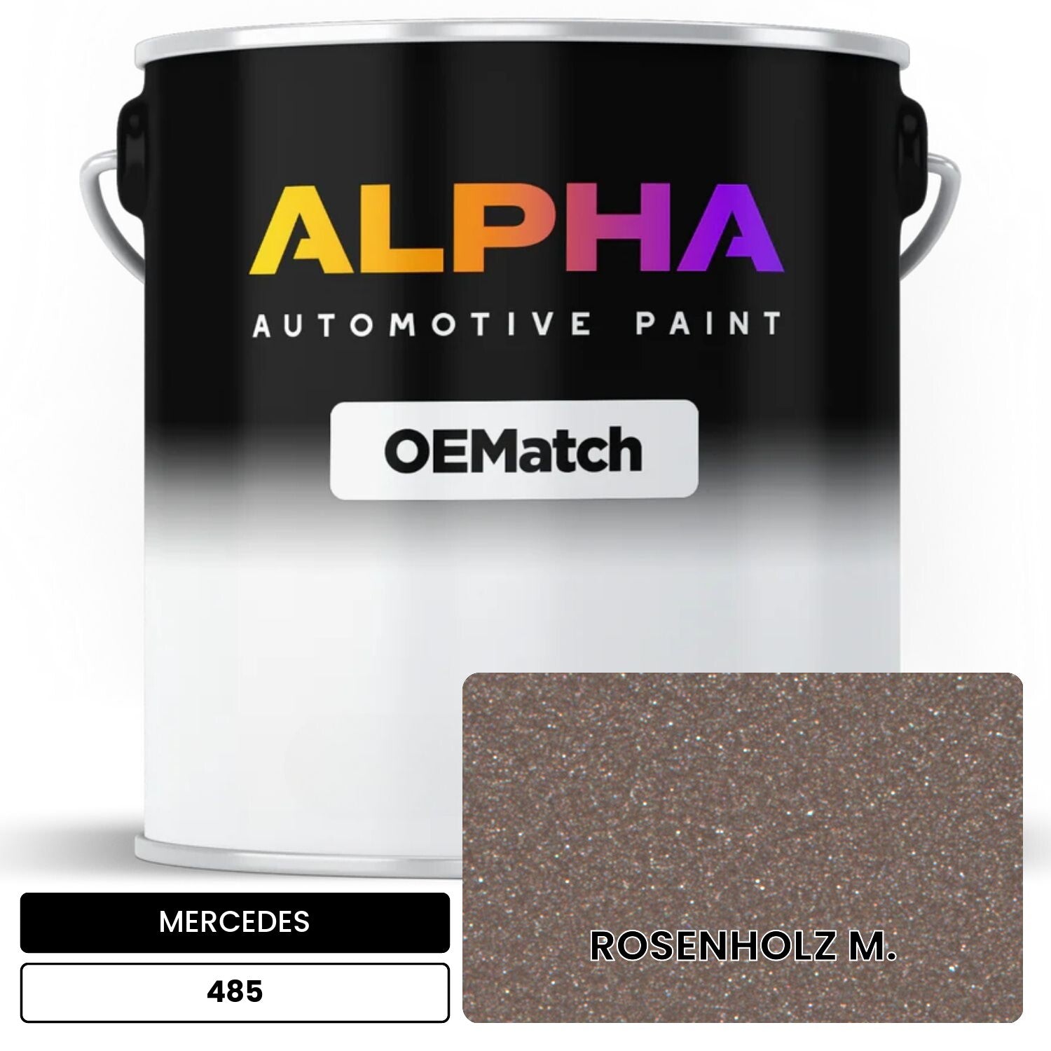 MERCEDES Rosewood Metallic 485 OEMatch Basecoat