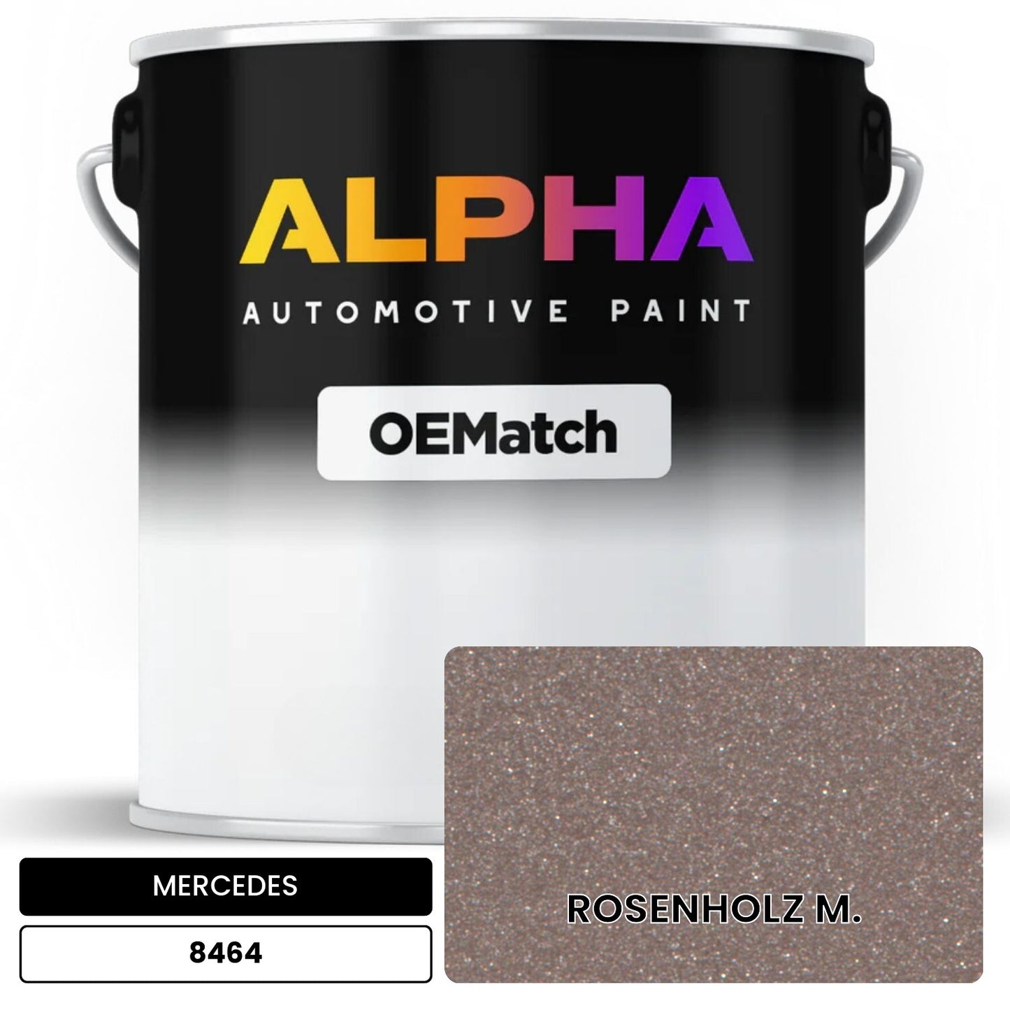 MERCEDES Rosewood Metallic 8464 OEMatch Basecoat